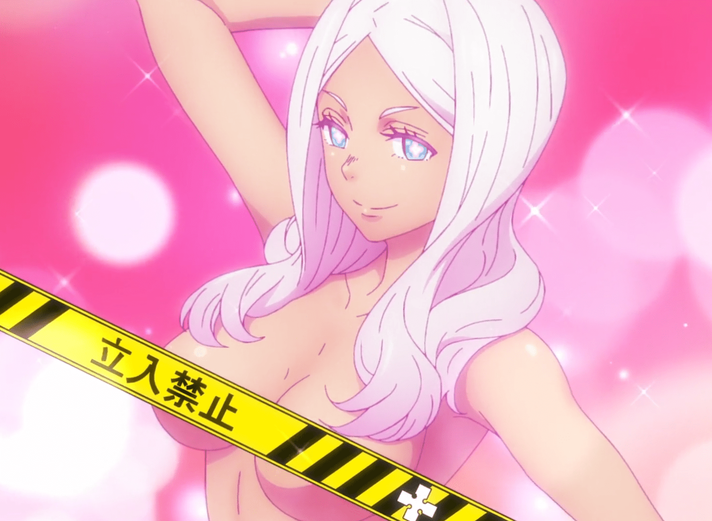 Fire force. Princess Hibana : Anime_fan_service