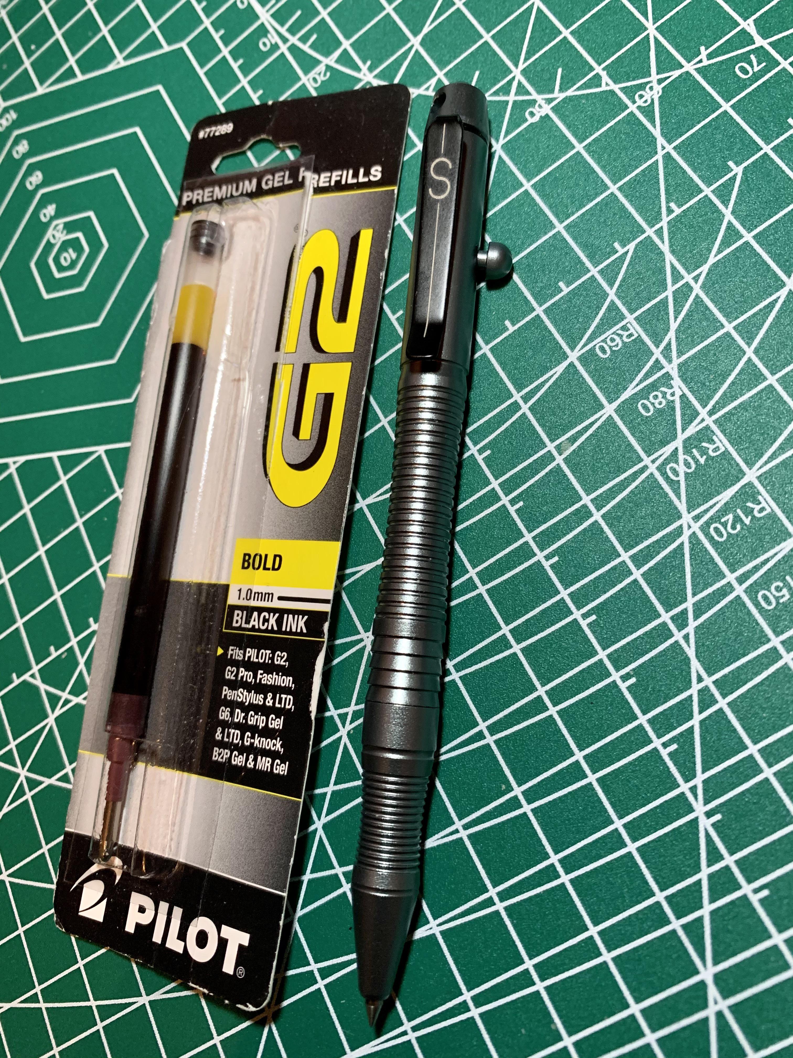 Just got this in mail today, SMOOTHERPRO Tactical Bolt Pen, takes Pilot