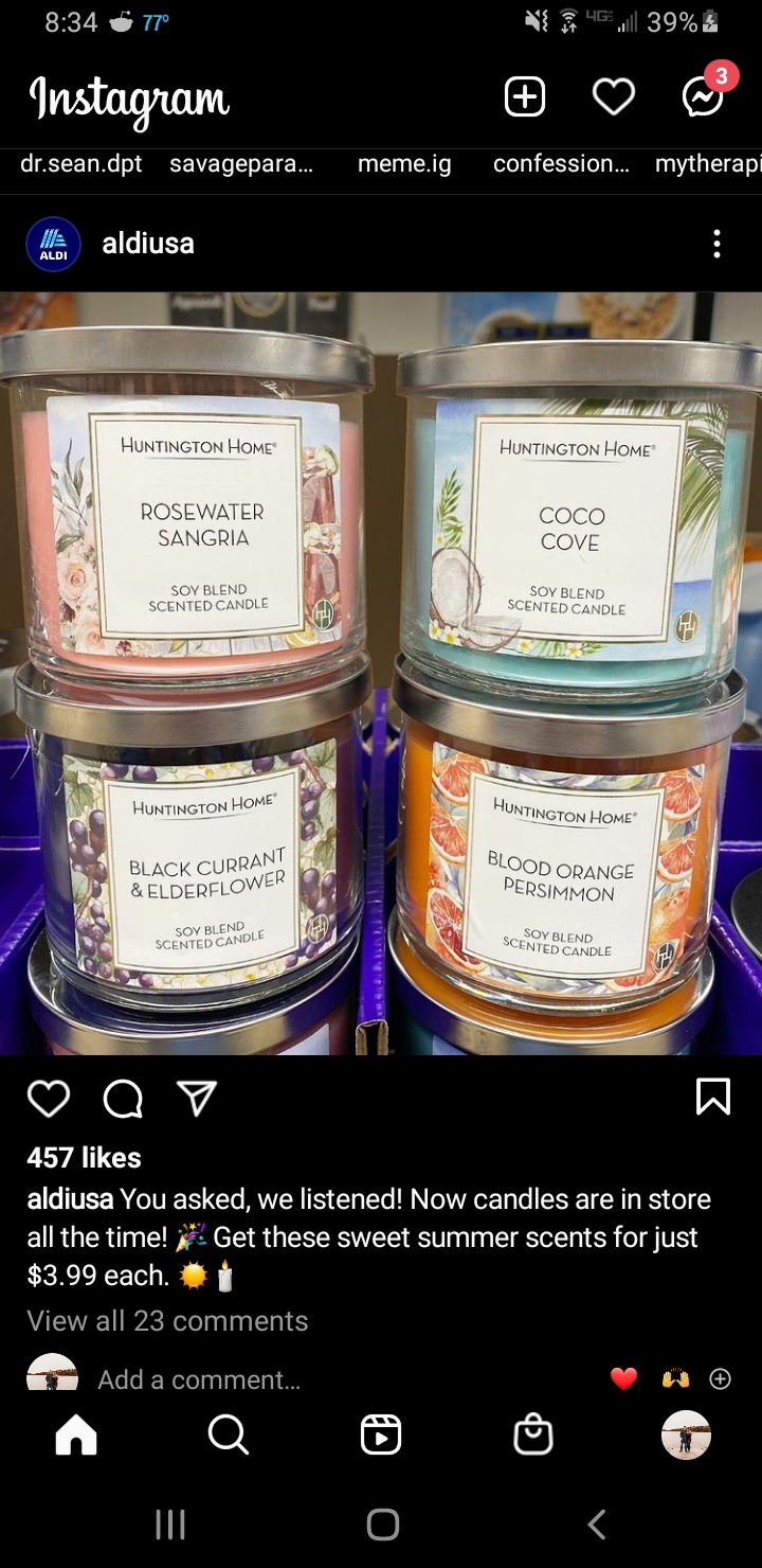 Aldi announces candles all the time r/aldi