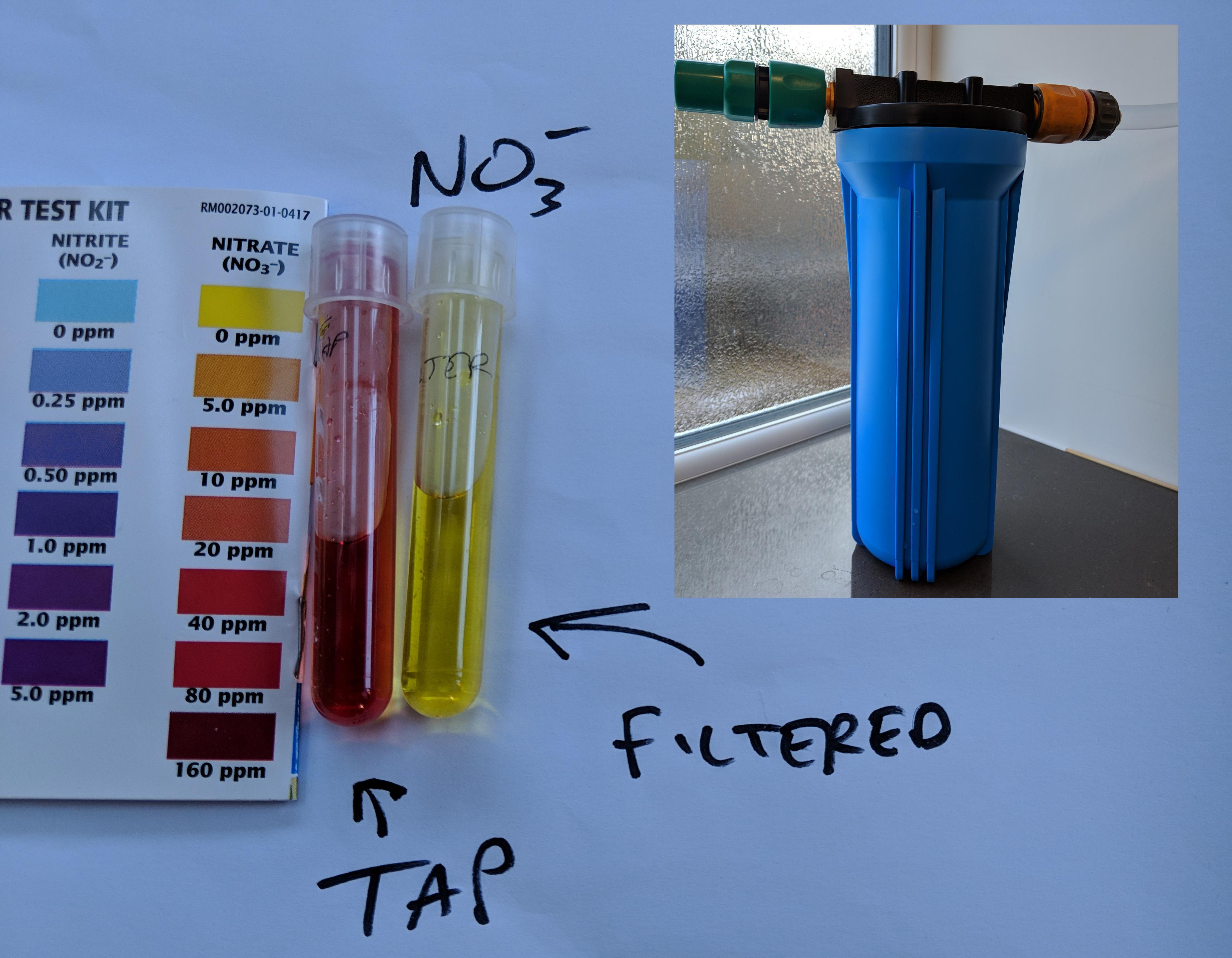 Recently found a huge increase in my tap water nitrate level... Problem