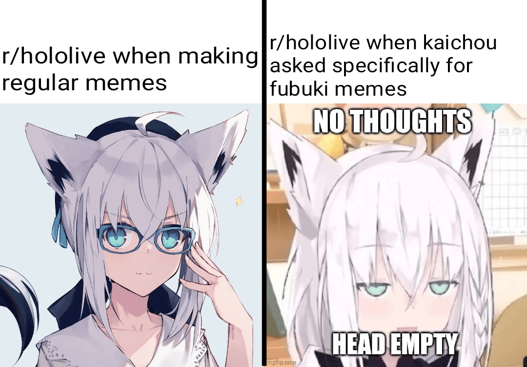 Error code fbk1 No fubuki memes found Hololive