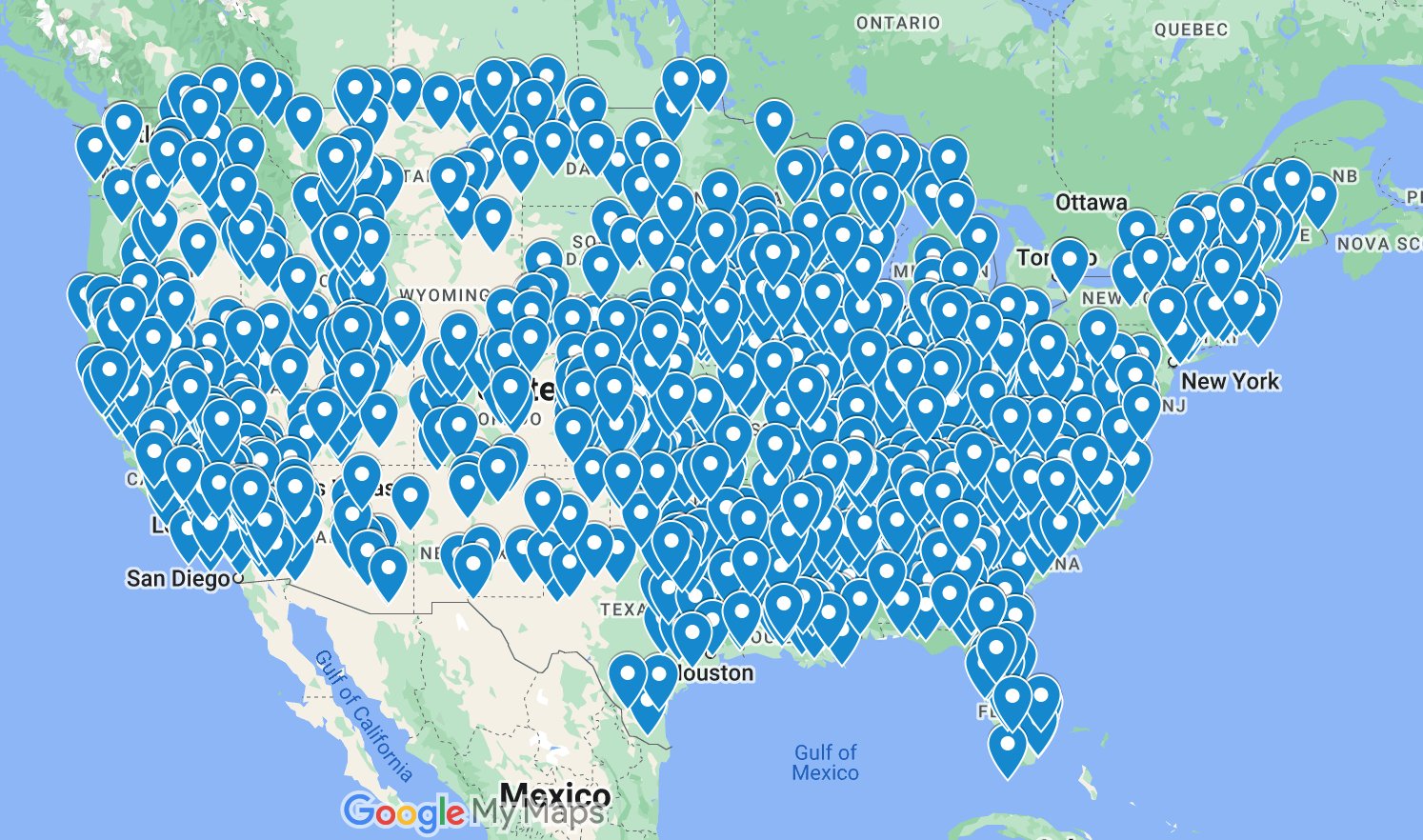 1404 landfills in the US that do not have methane capture/flaring