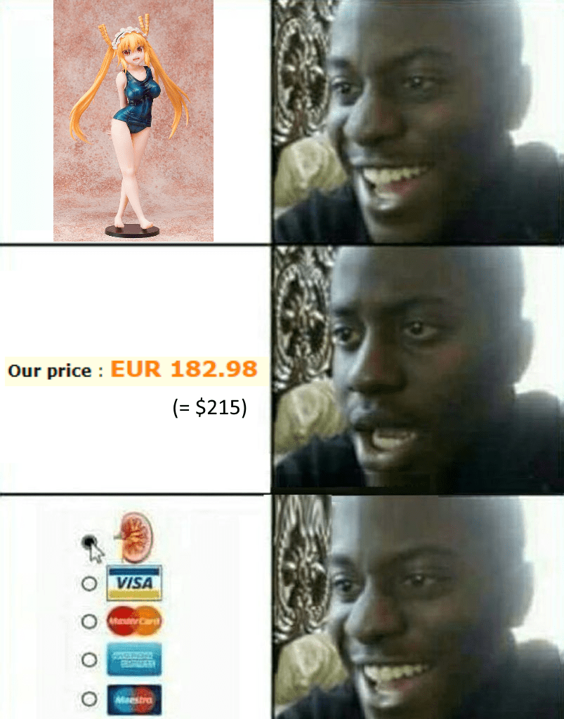 Ever tried to buy anime figurines? r/Animemes