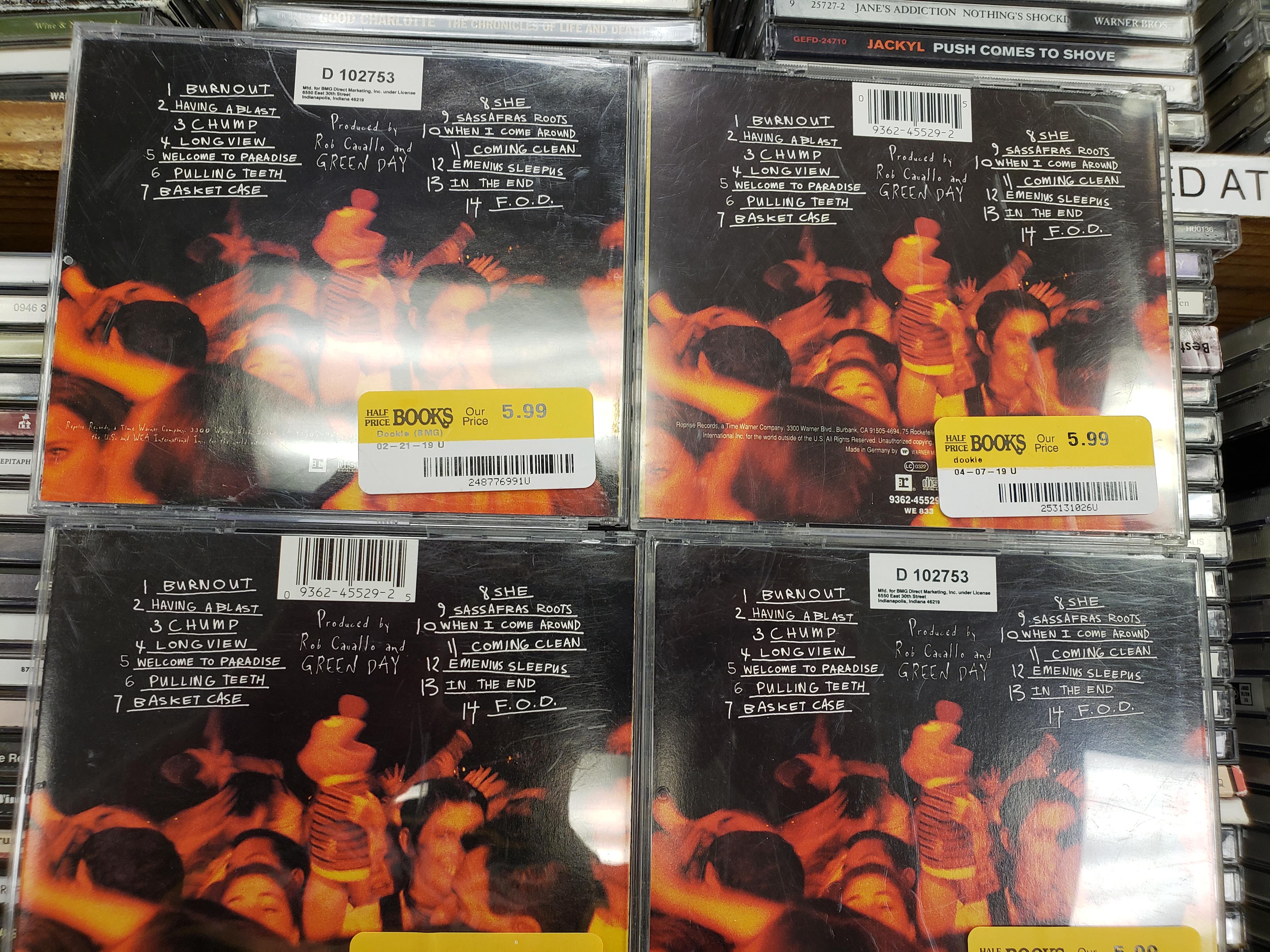 When fans say the ernie on the back of dookie is rare... r/greenday