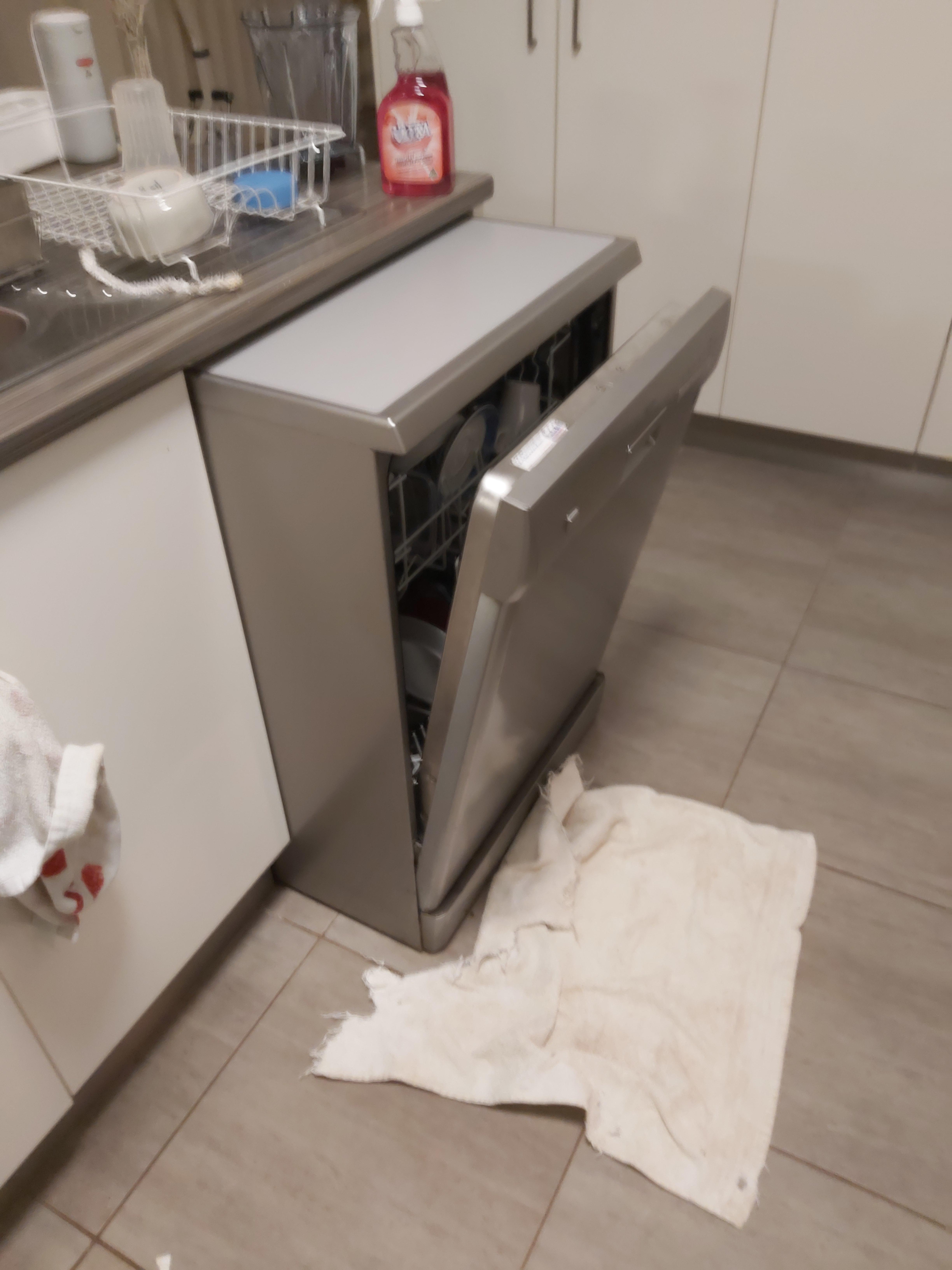 Our dishwasher leaked and got all in the wiring. There goes 5 hours of