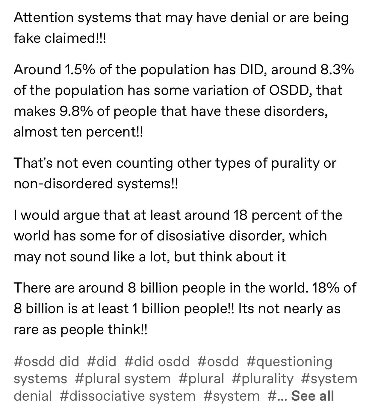 Nope nondisordered systems doesn’t exists believe it or not… r/SystemsCringe