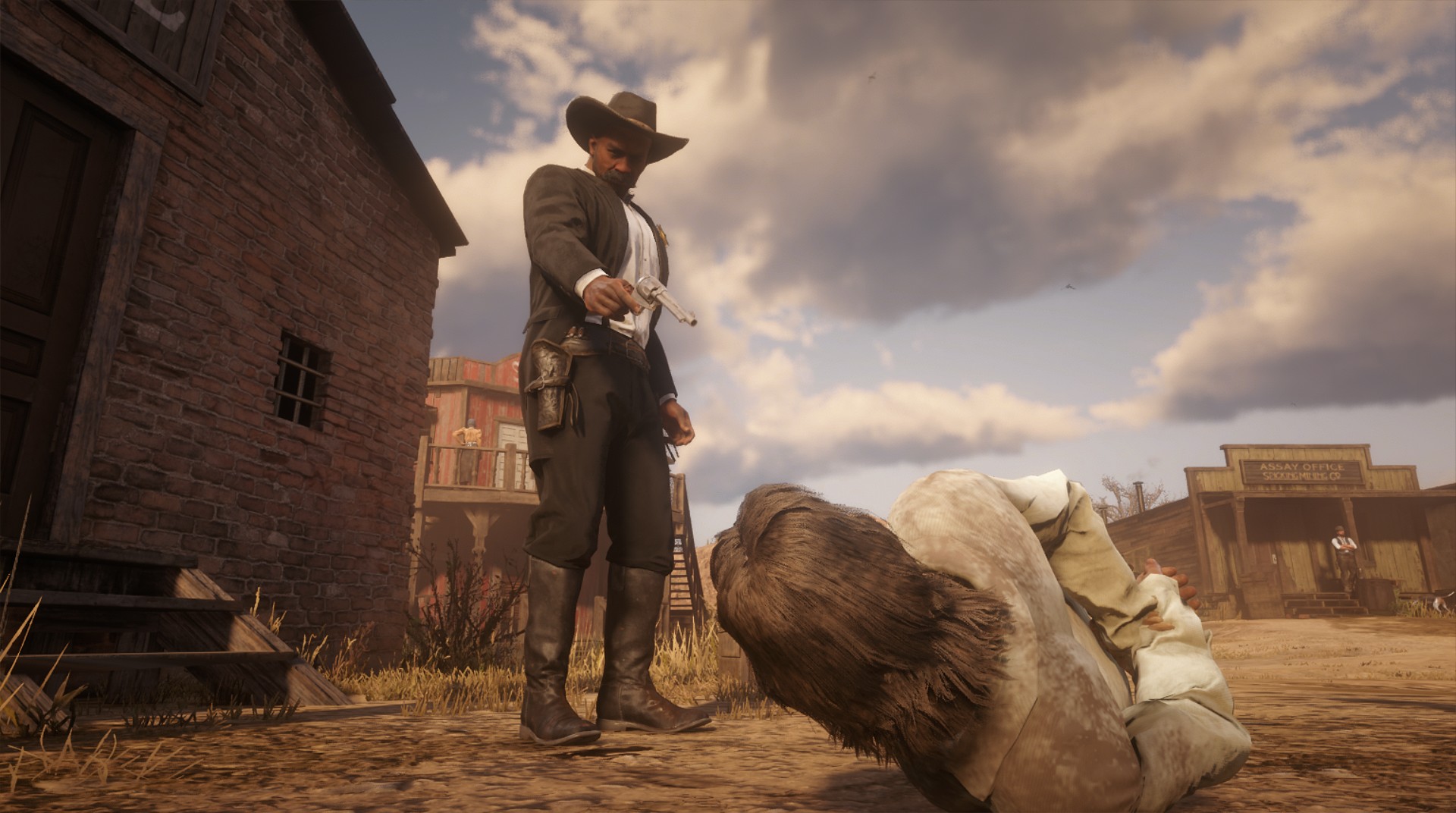 "The sentence is death." Sheriff Freeman of Tumbleweed r