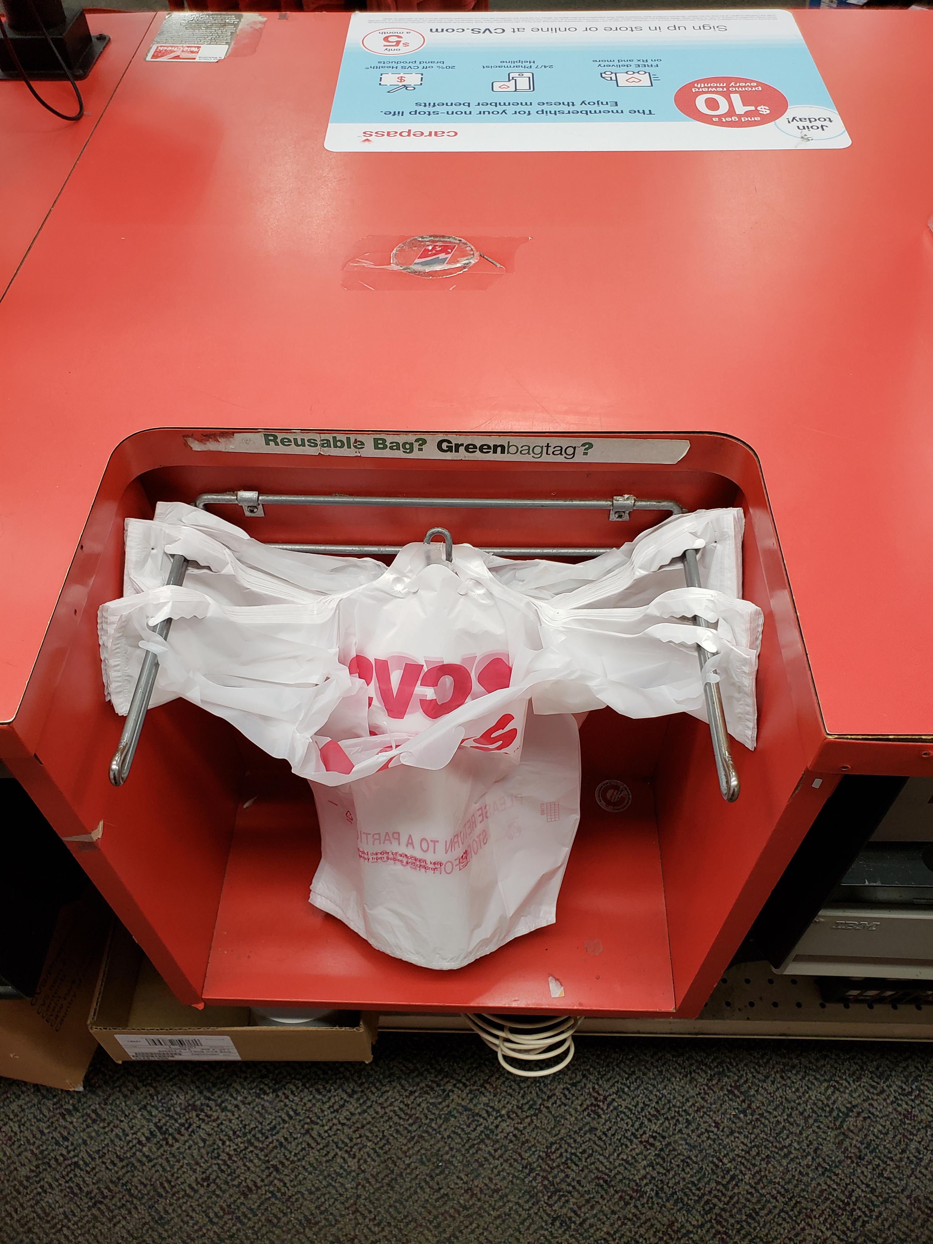 Lets see your Paper Bag setup. How do you set up the front checkout for Paper bags? My town has