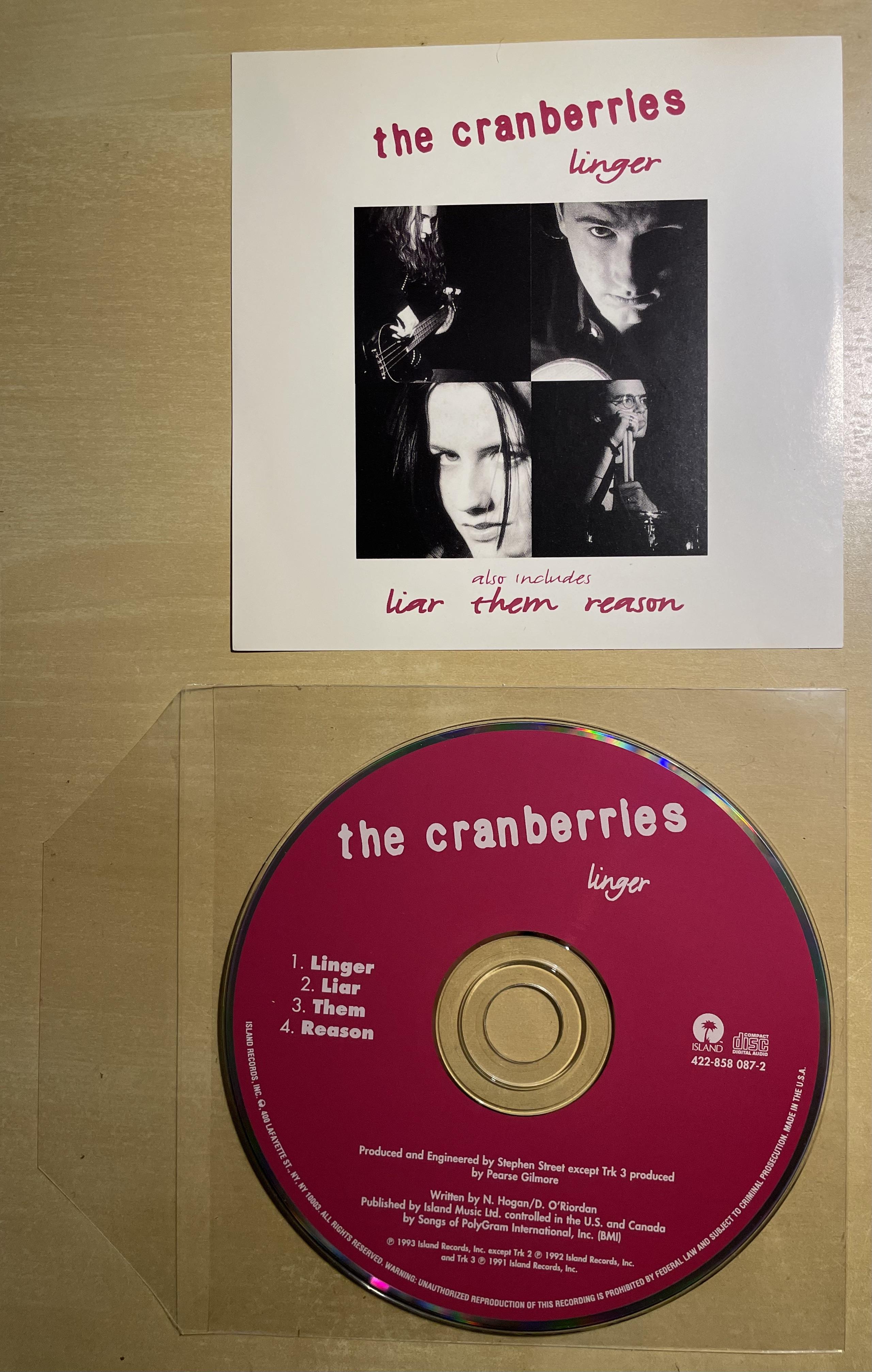 the cranberries Linger & then some CD single r/Cd_collectors