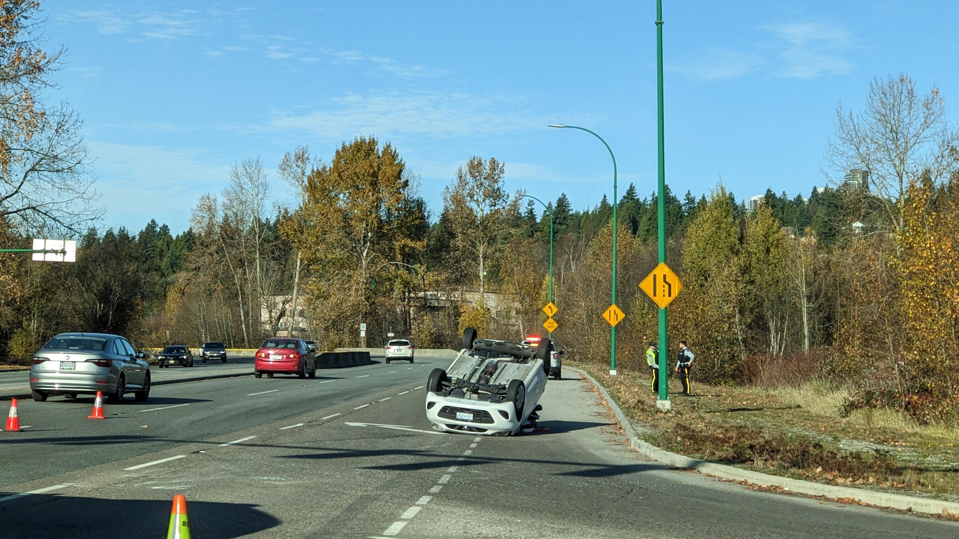 Accident on Marine Way westbound from Byrne Road r/vancouver