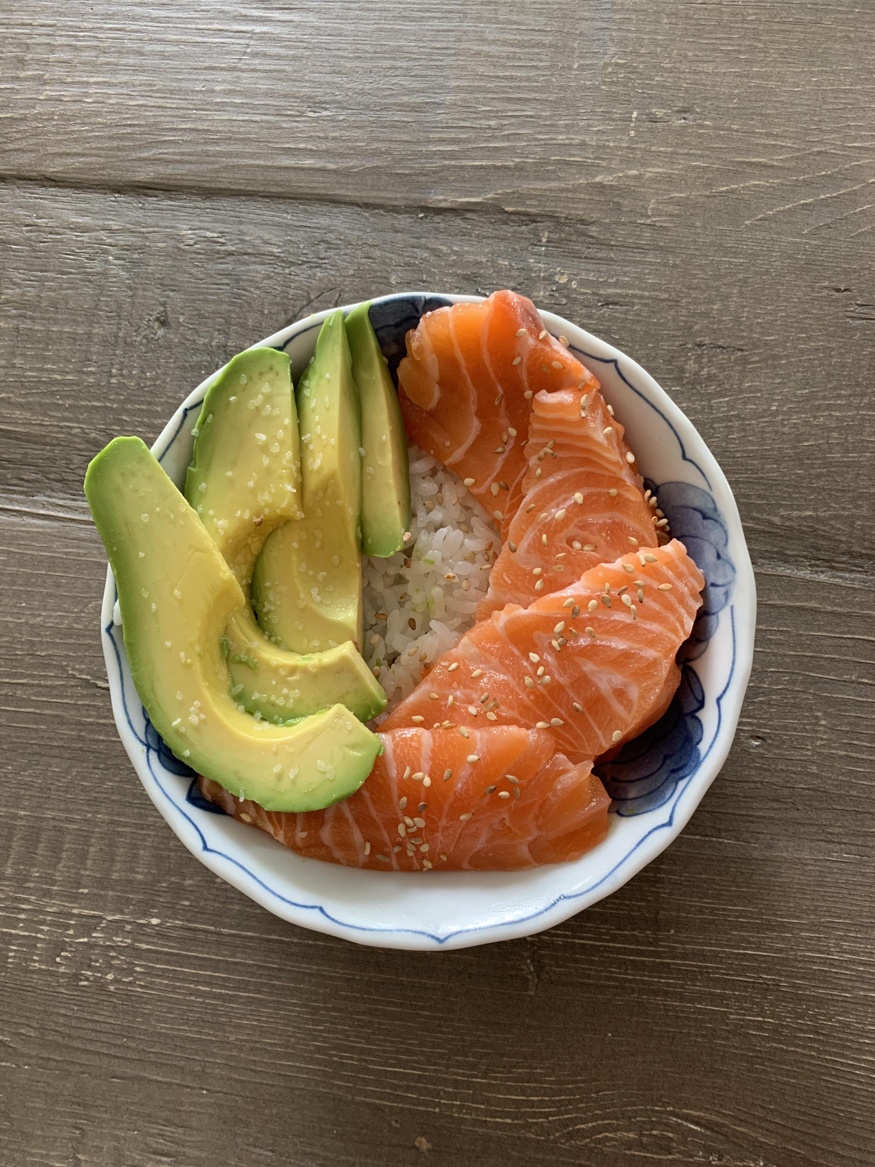 Sashimi and avocado bowl full of protein and healthy fats! r/HealthyFood