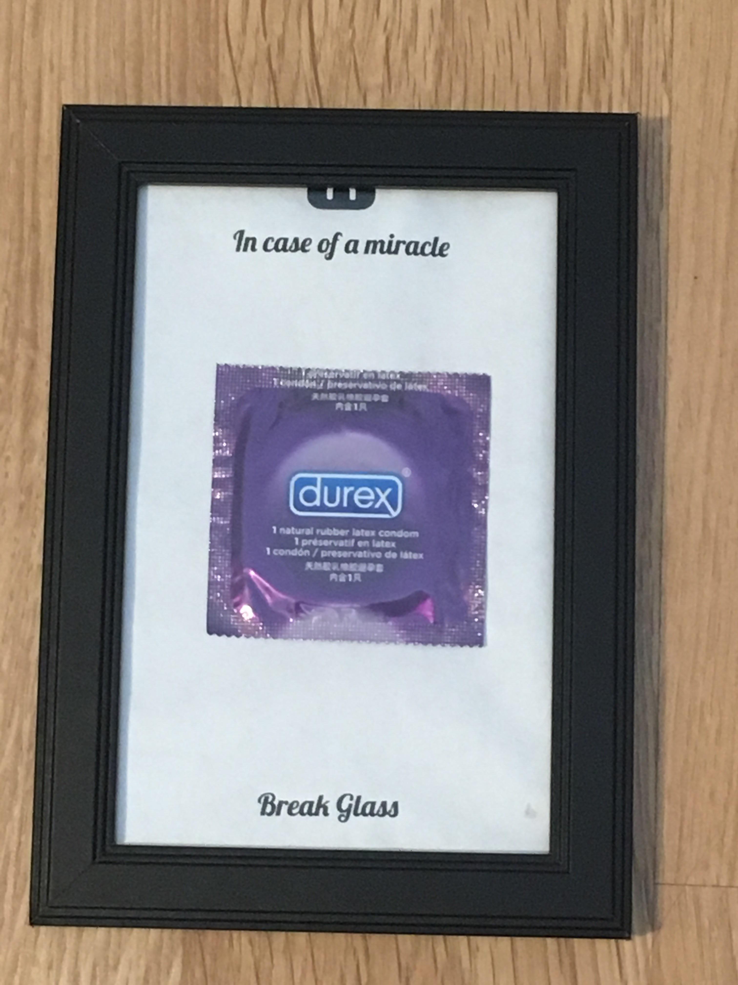 A bud and I made this for our virgin friend teenagers