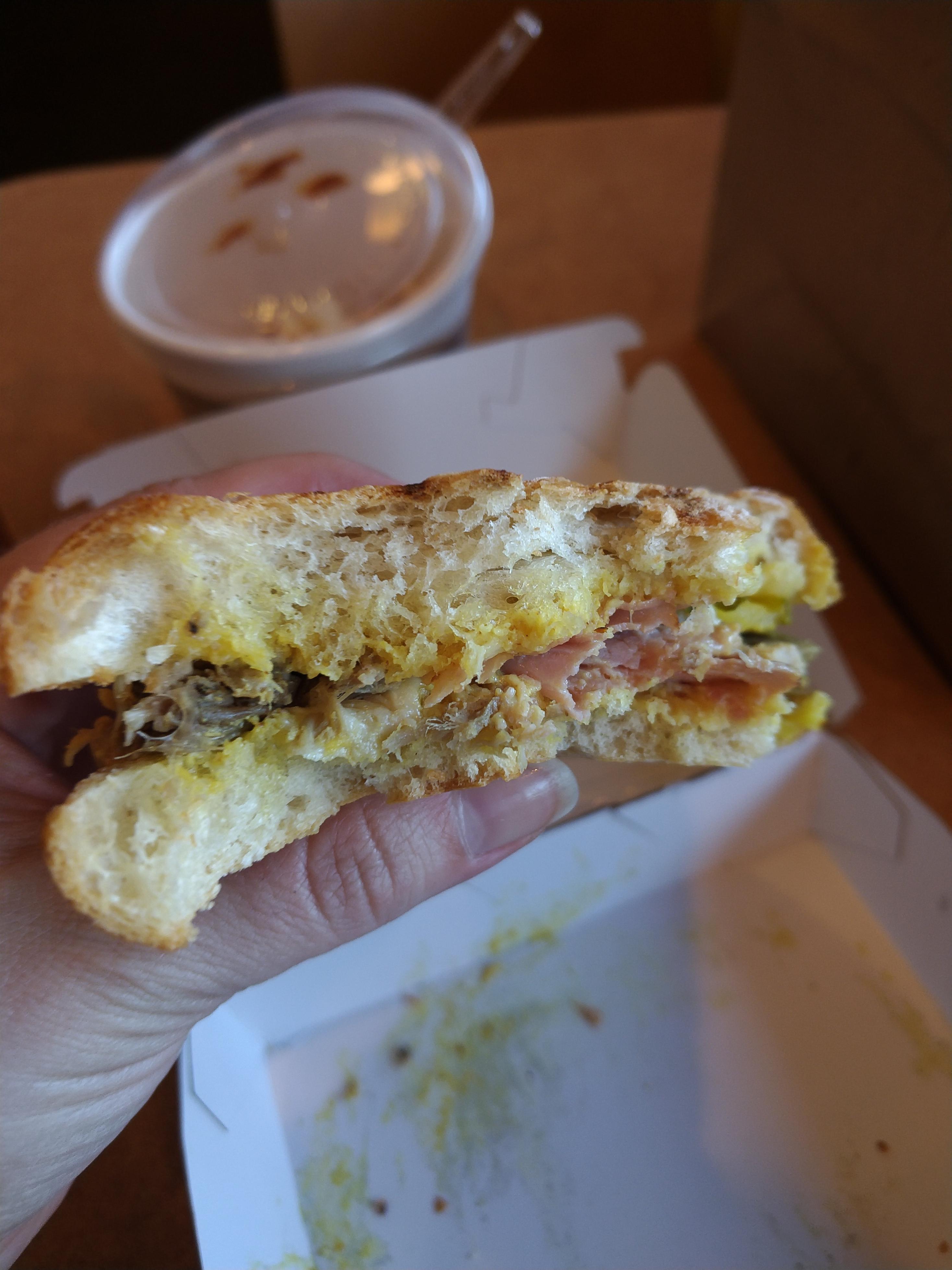 The new Cuban sandwich. It is supposed to have hardly any meat like