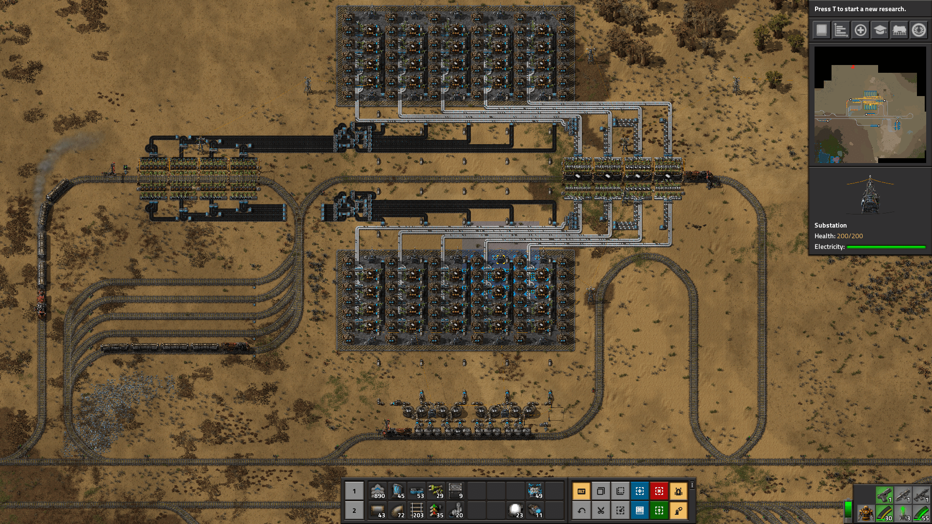 Plastic factory design (24K/Min, 120MW, OCD friendly) r/factorio