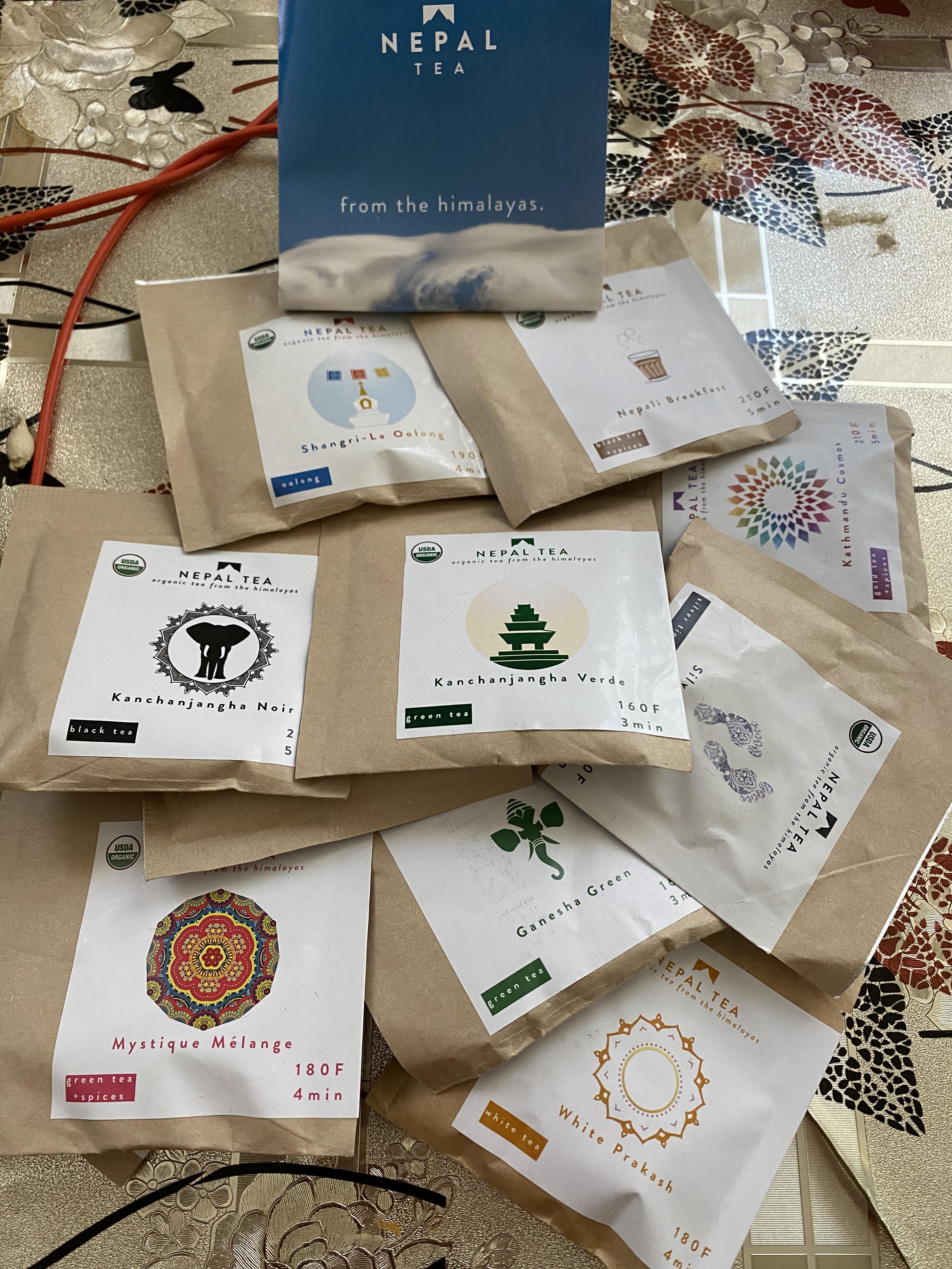 Fun tea samples from a friend that works at the hospital with me. I can