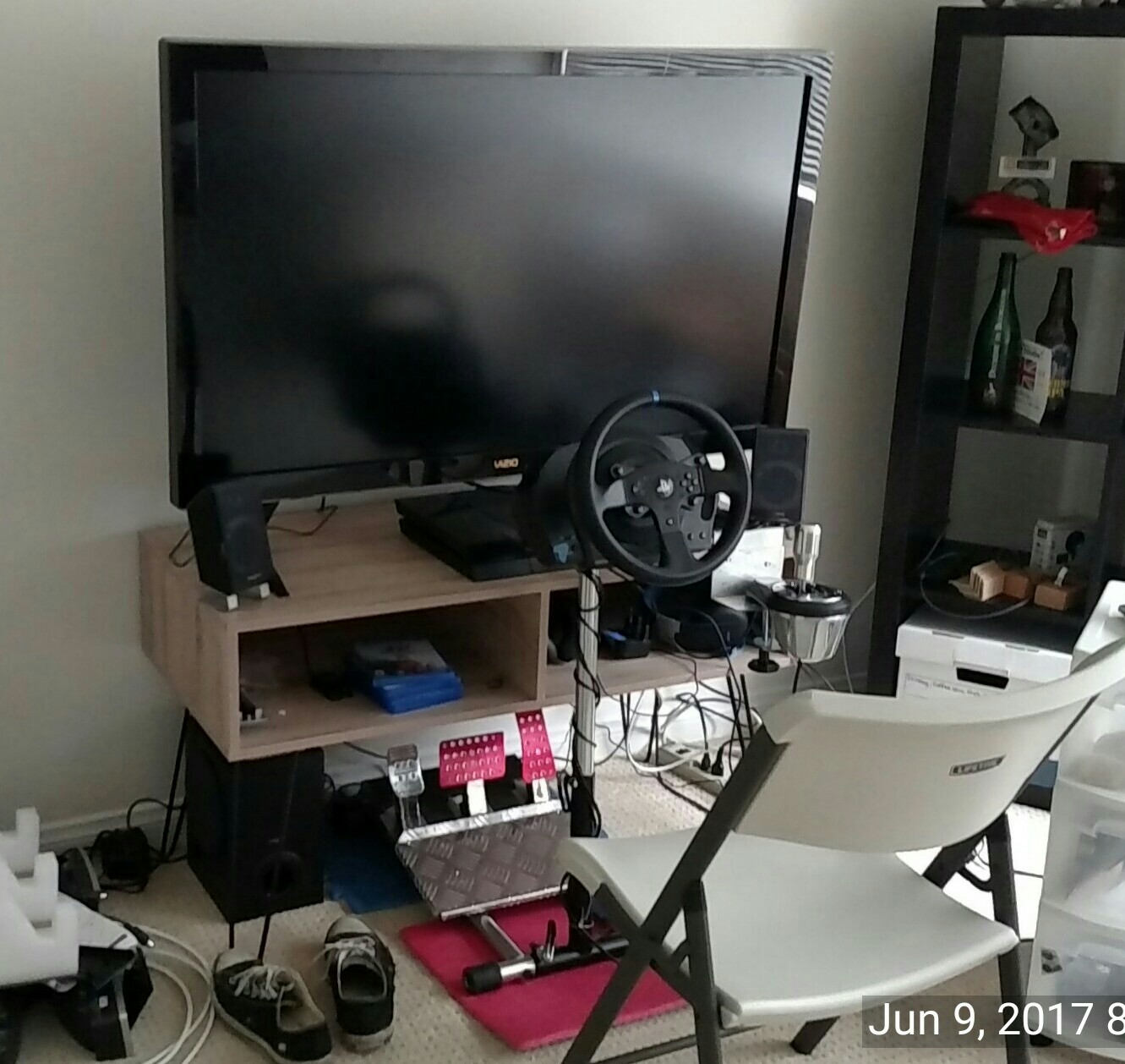 Cheap TV stand for Sim Racing r/granturismo