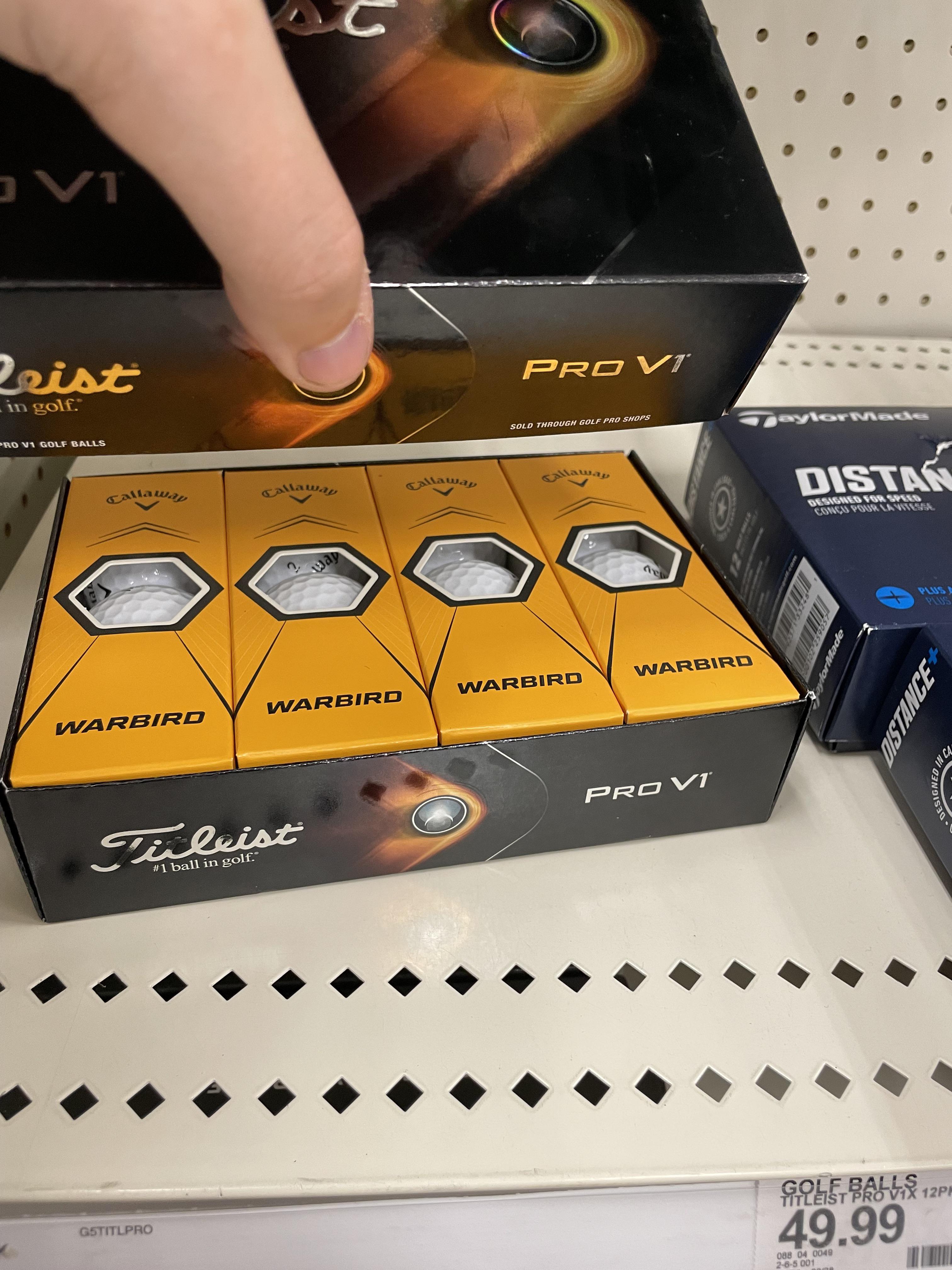 Reminder to check your balls before buying. golf