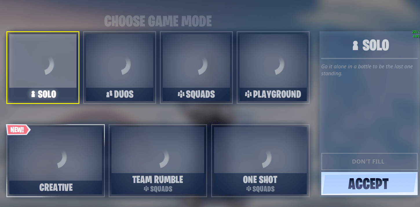 None of the game mode thumbnails have been loading for me for about 2