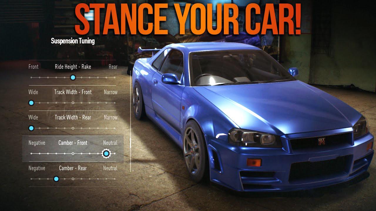 Why isn’t NFS Heat stance customization as extensive as 2015?? Is it