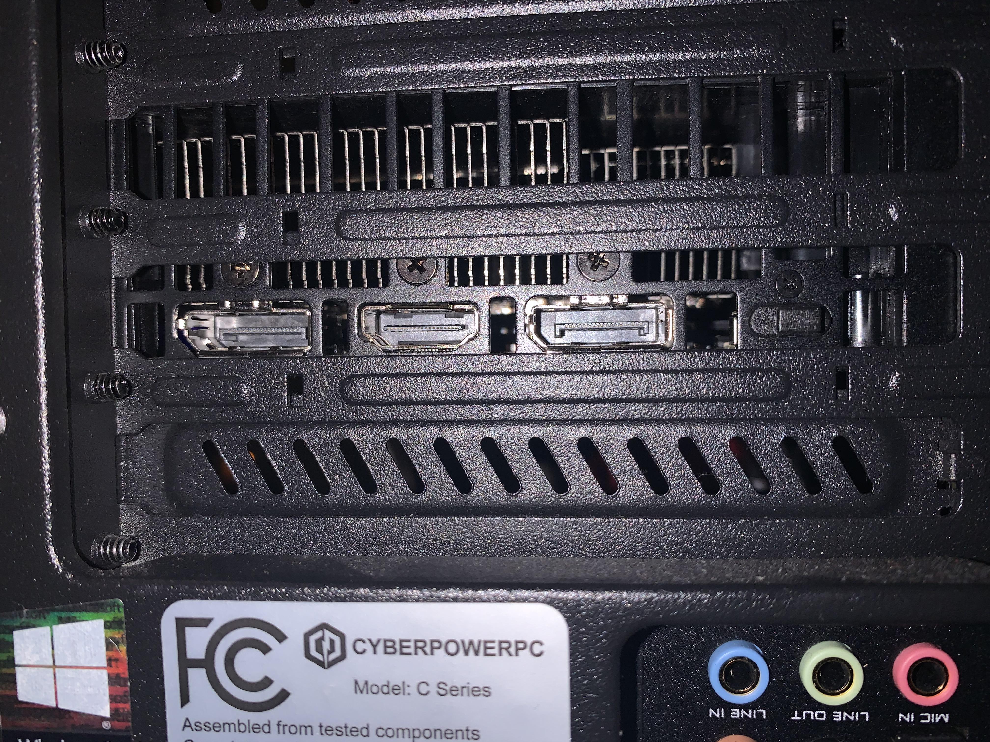 GeForce rtx 2080 ti , duel monitor , so I know the middle