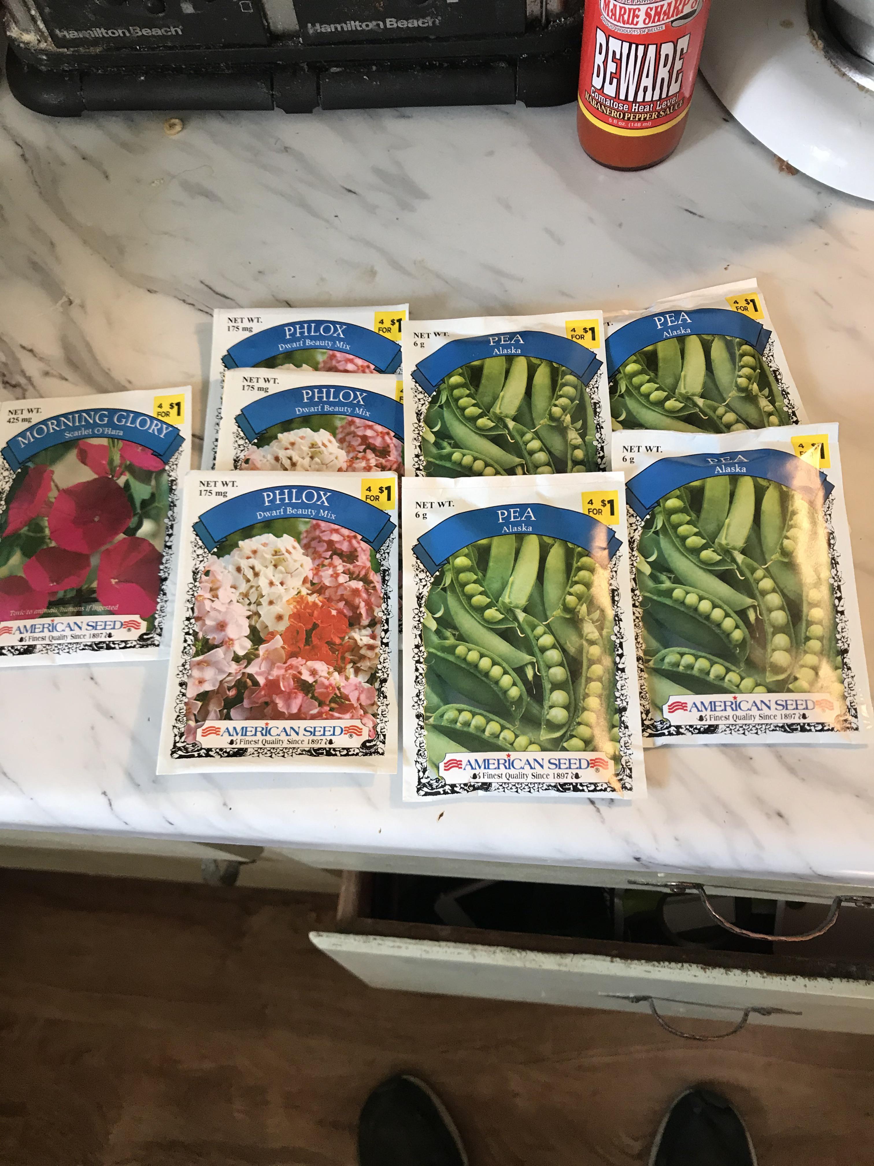 I love dollar store seeds r/gardening