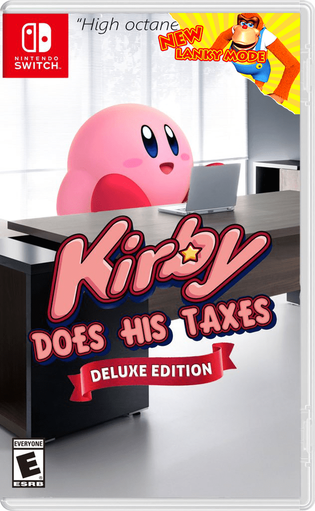 Kirby Does His Taxes Deluxe Edition Lanky Mode funkymode