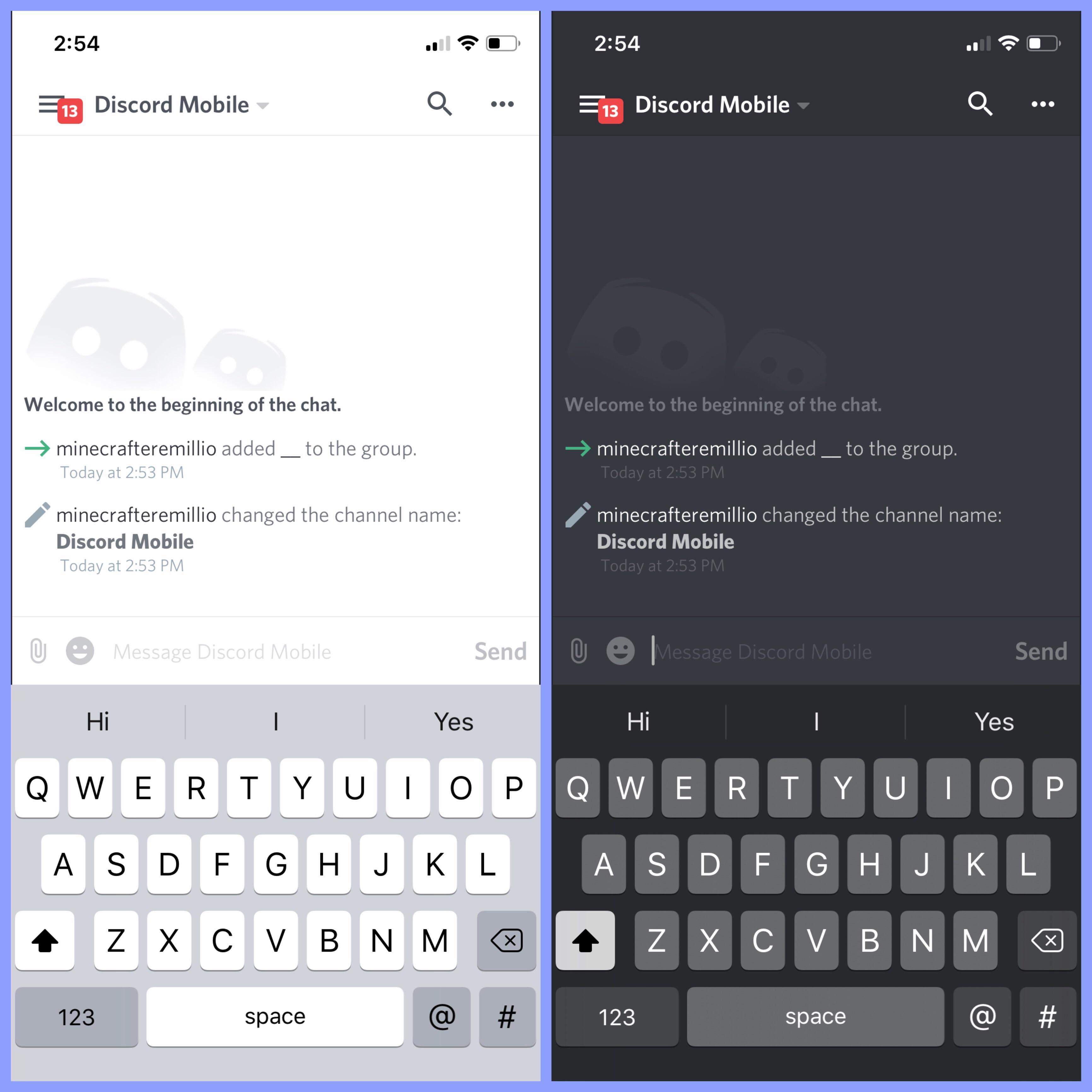 Which discord theme would prevent screen burnin on iPhone X and other