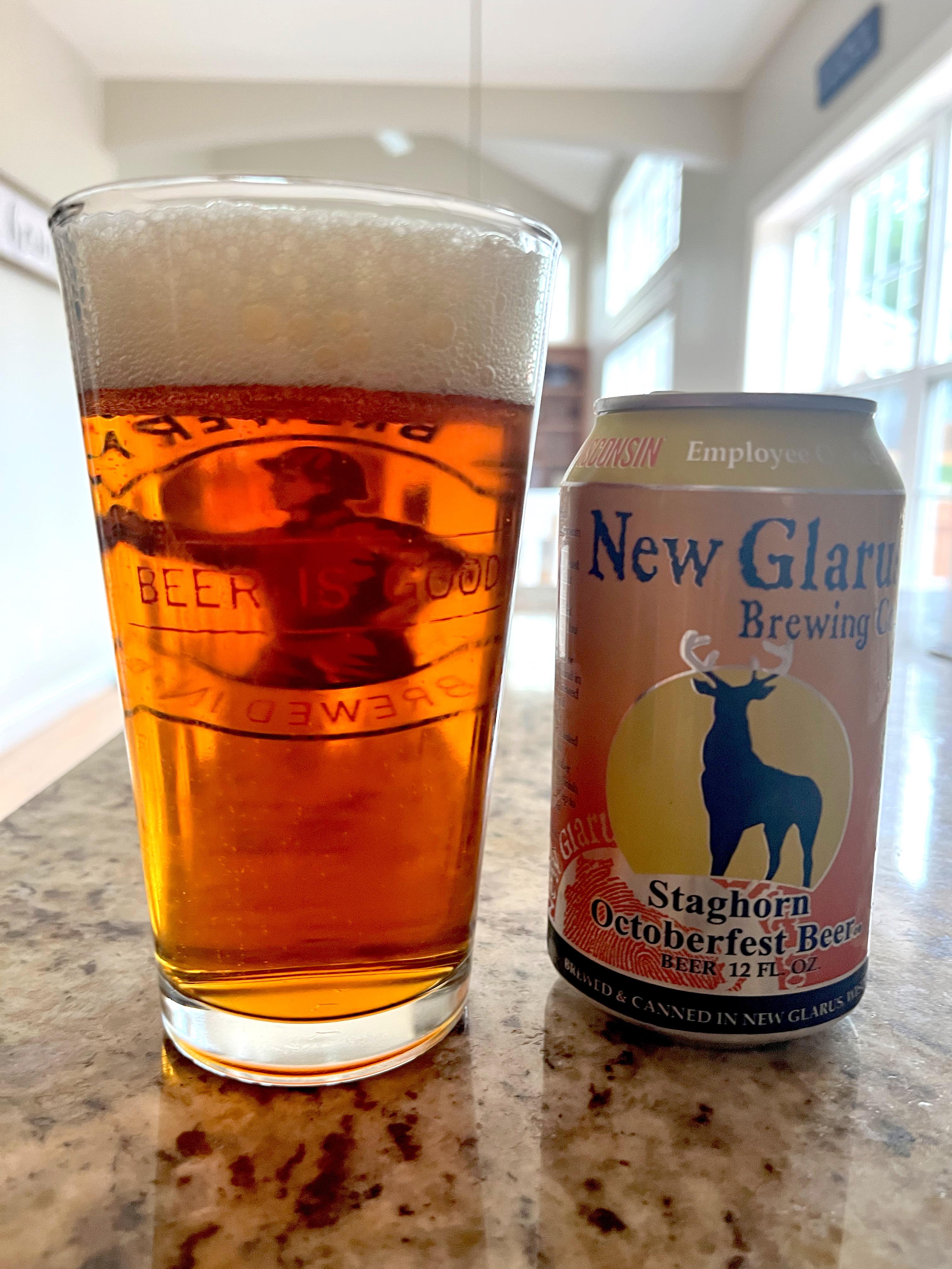 New Glarus Staghorn Oktoberfest I know it’s mid August but if they