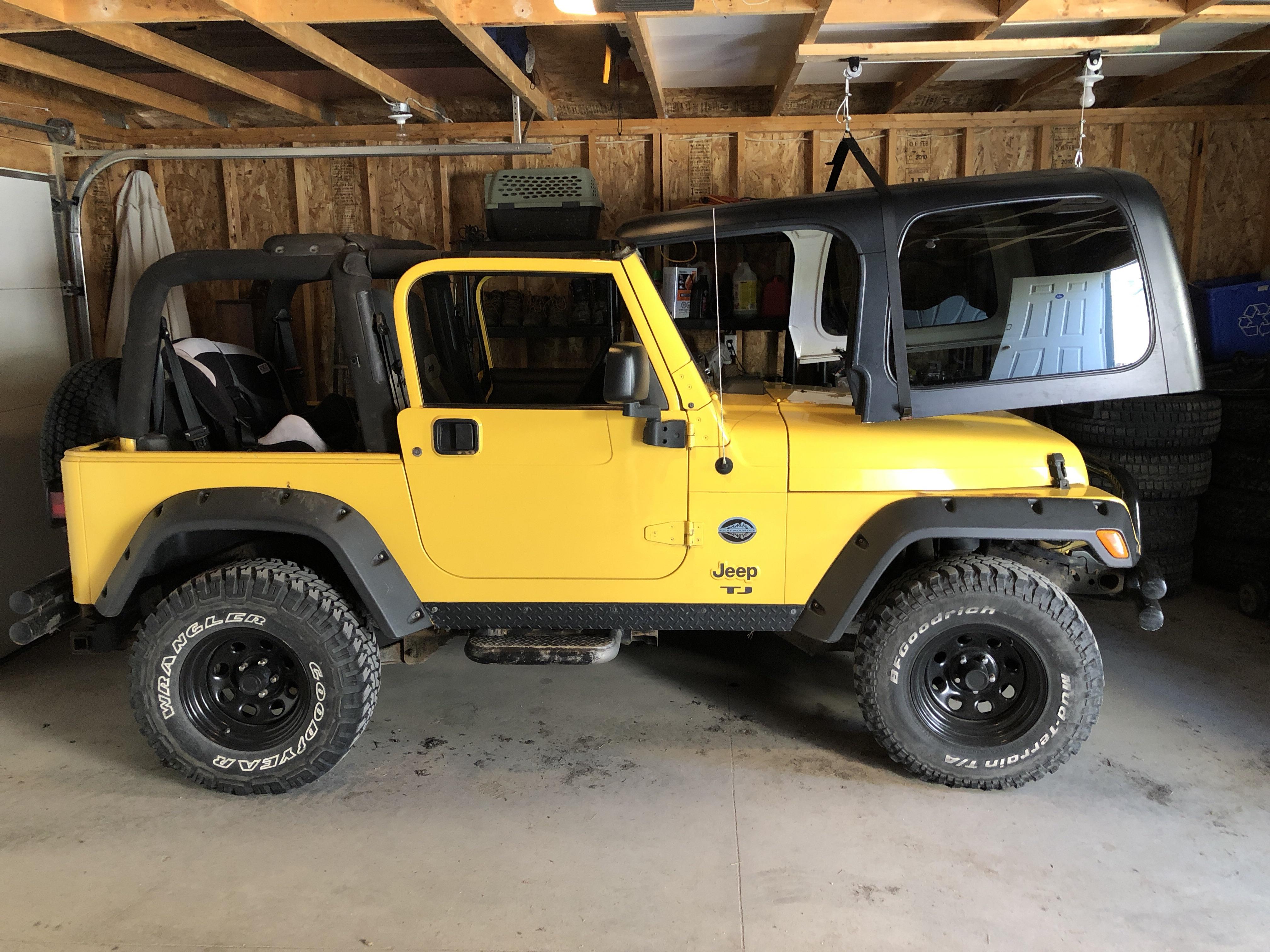 My new hardtop storage! r/Jeep