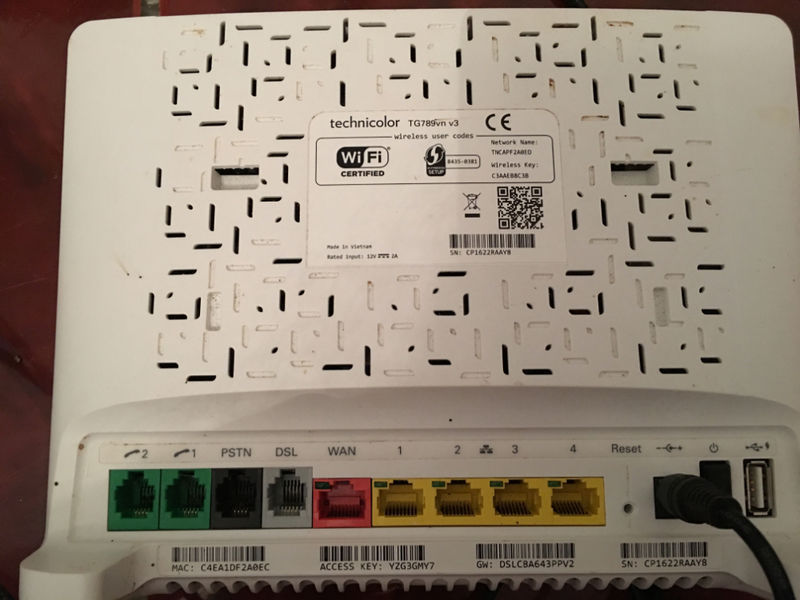 Can anyone help me remove my old ISP's restrictions on this Technicolor