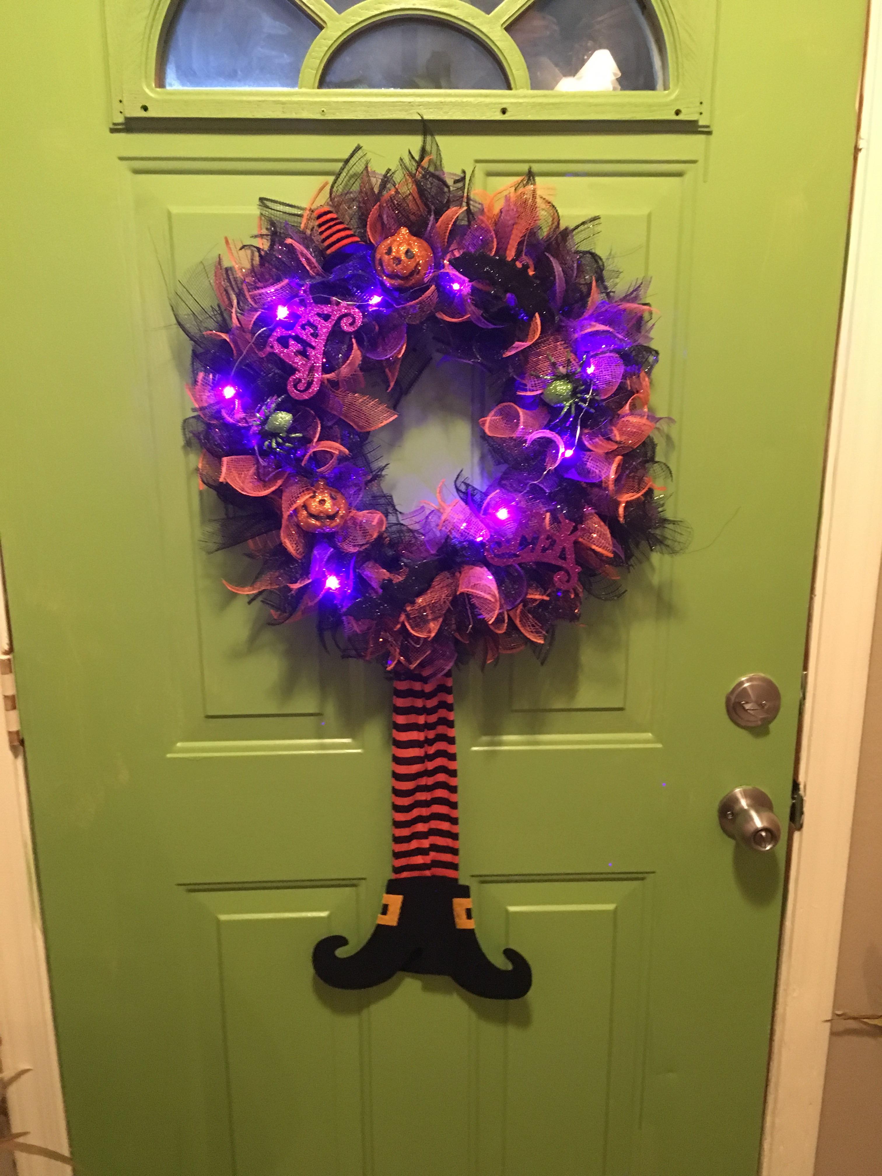 Dollar Tree Halloween Wreath Complete! r/halloween