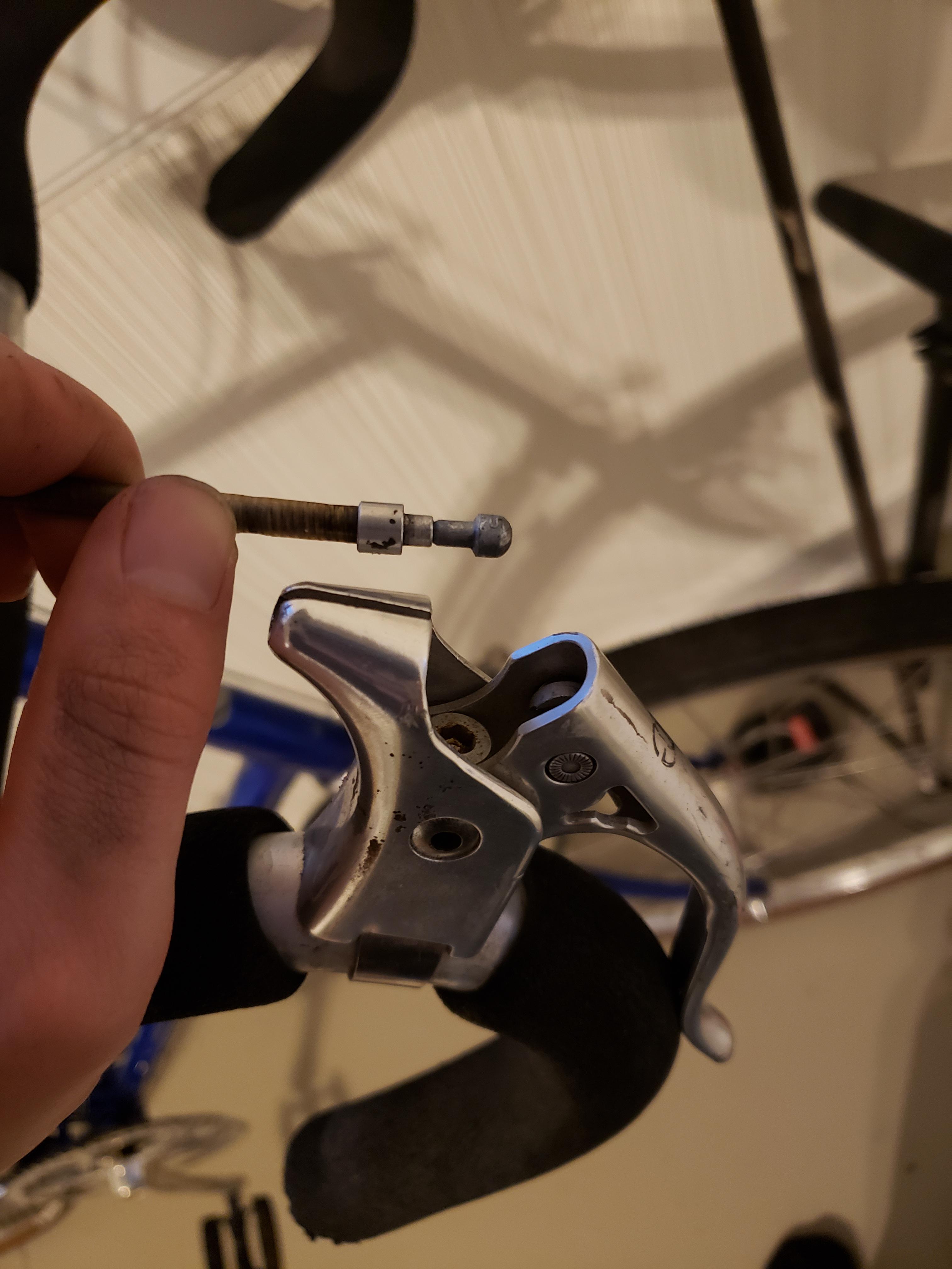 Brake cable came loose from brake? Can I put it back without replacing