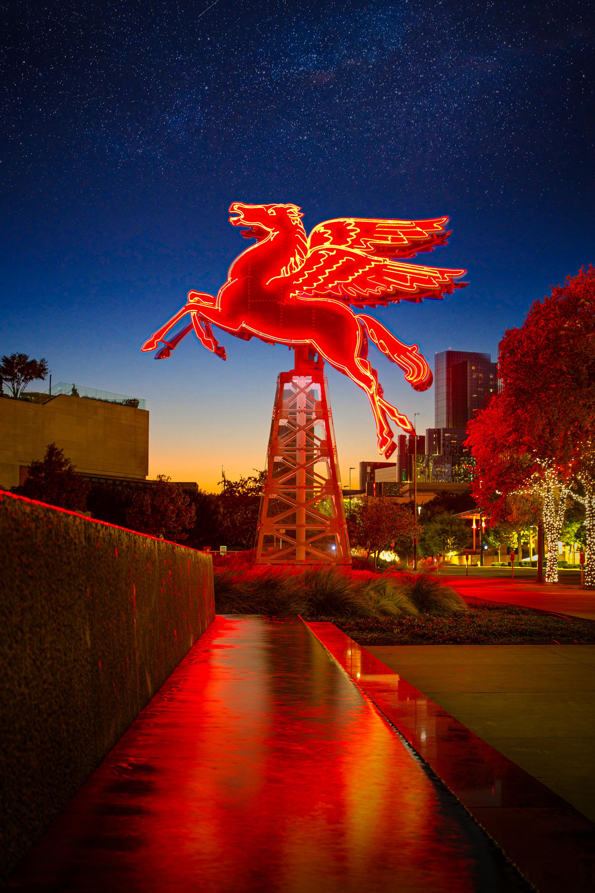 Pegasus Dallas, TX [OC][2048x3072] r/Dallas