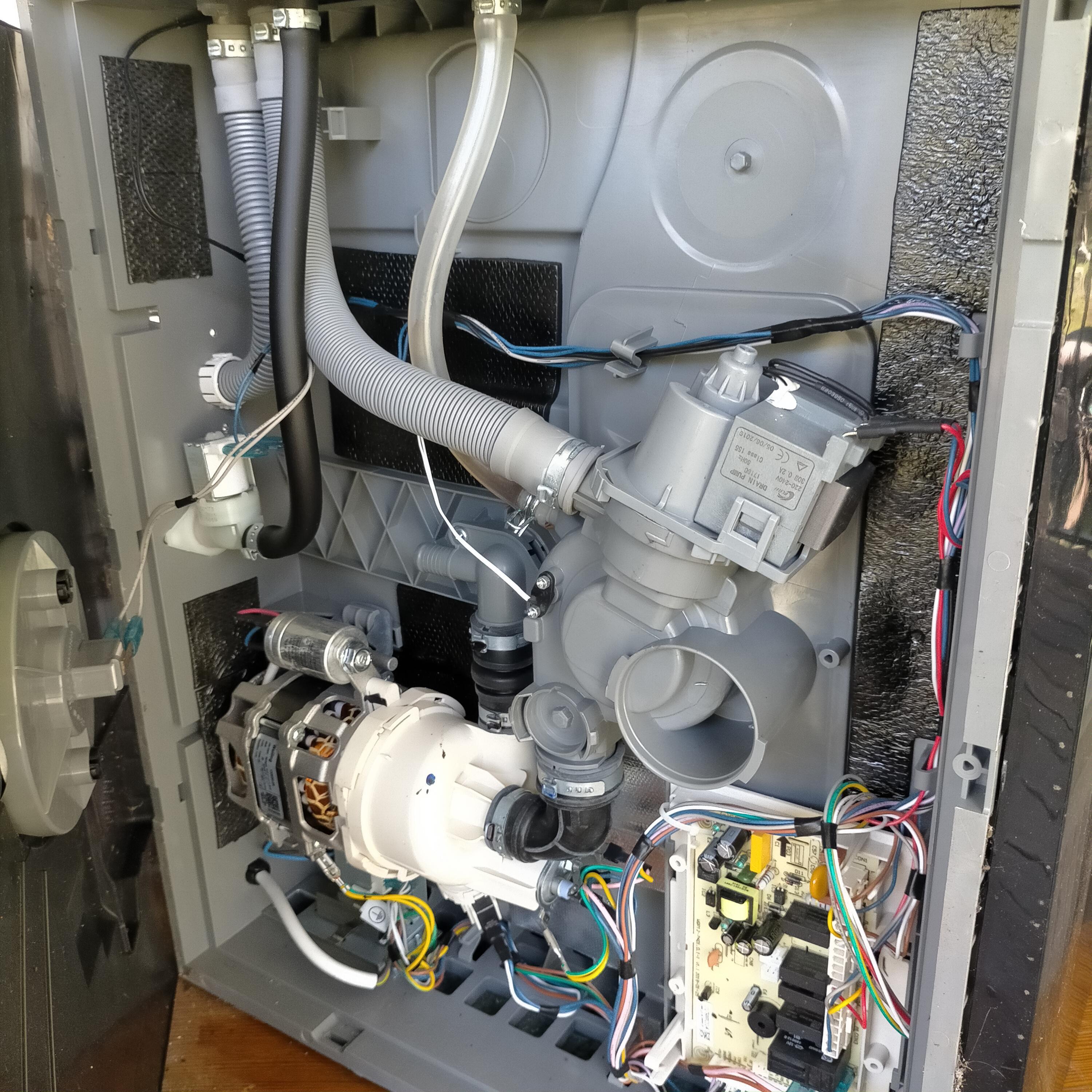 Heating element faulty on a benchtop dishwasher. Just out of warranty