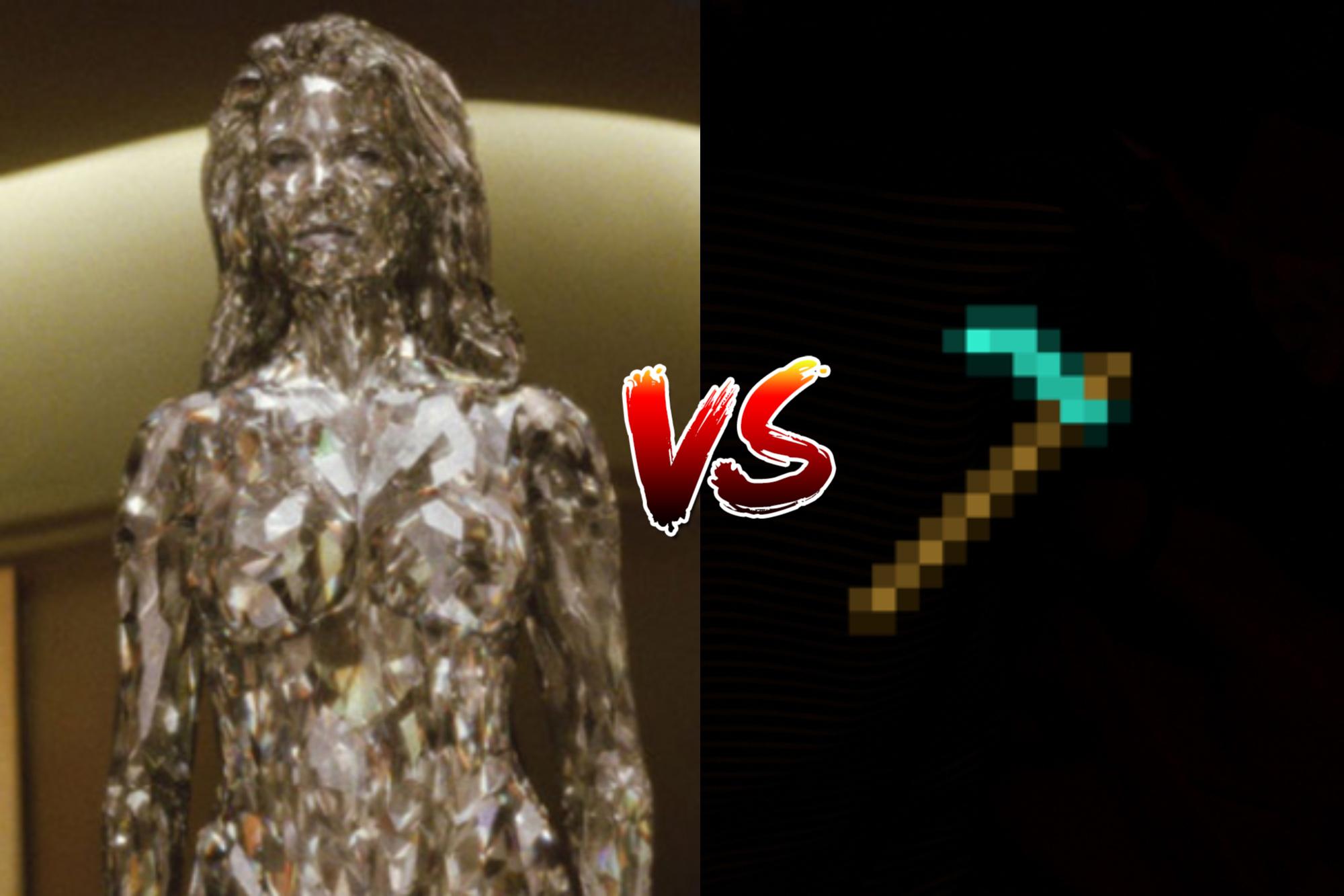 Minecraft VS Real Life Diamond Hoe r/memes