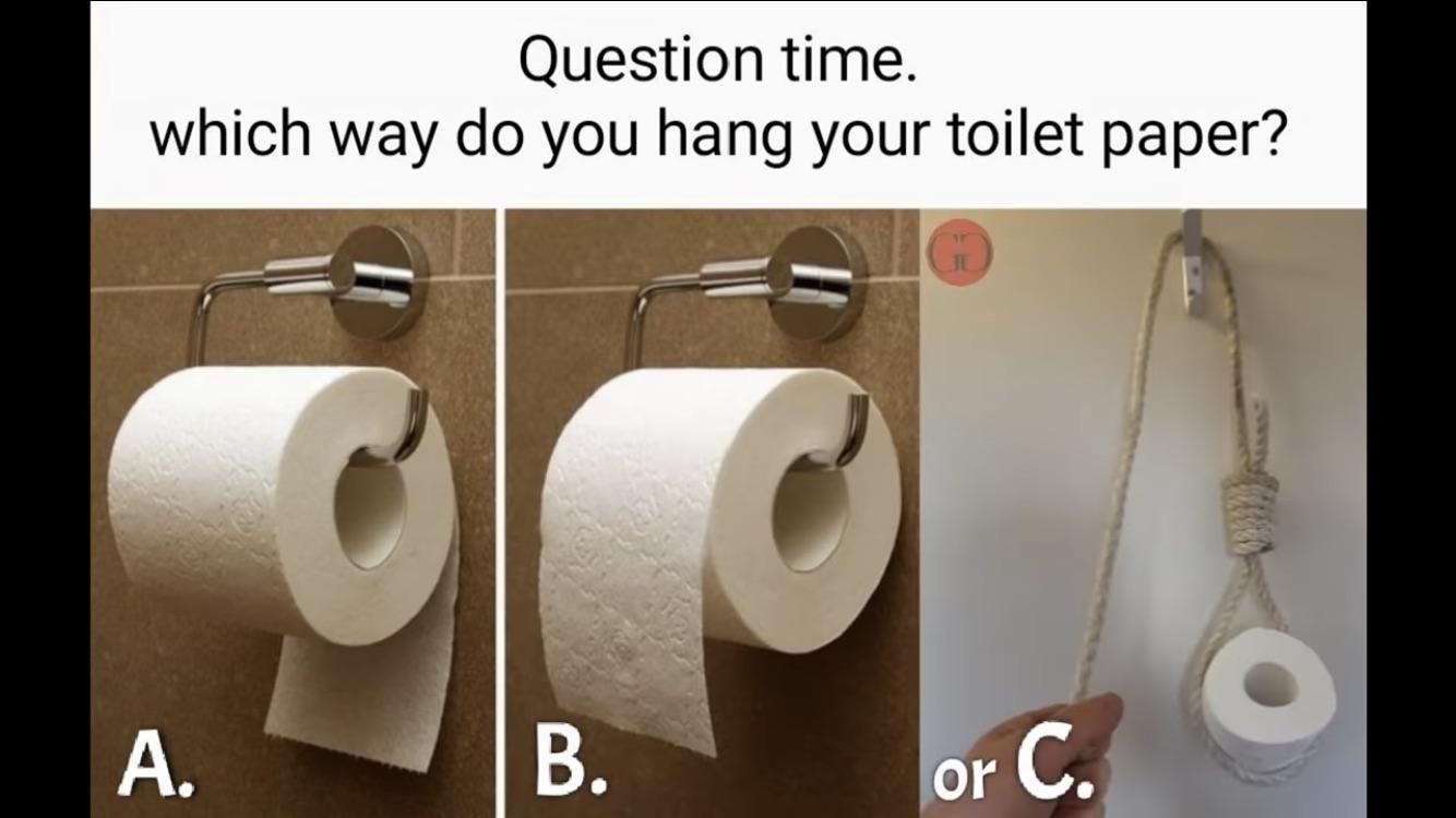 How Do You Hang Your Toilet Paper at Gail Connor blog