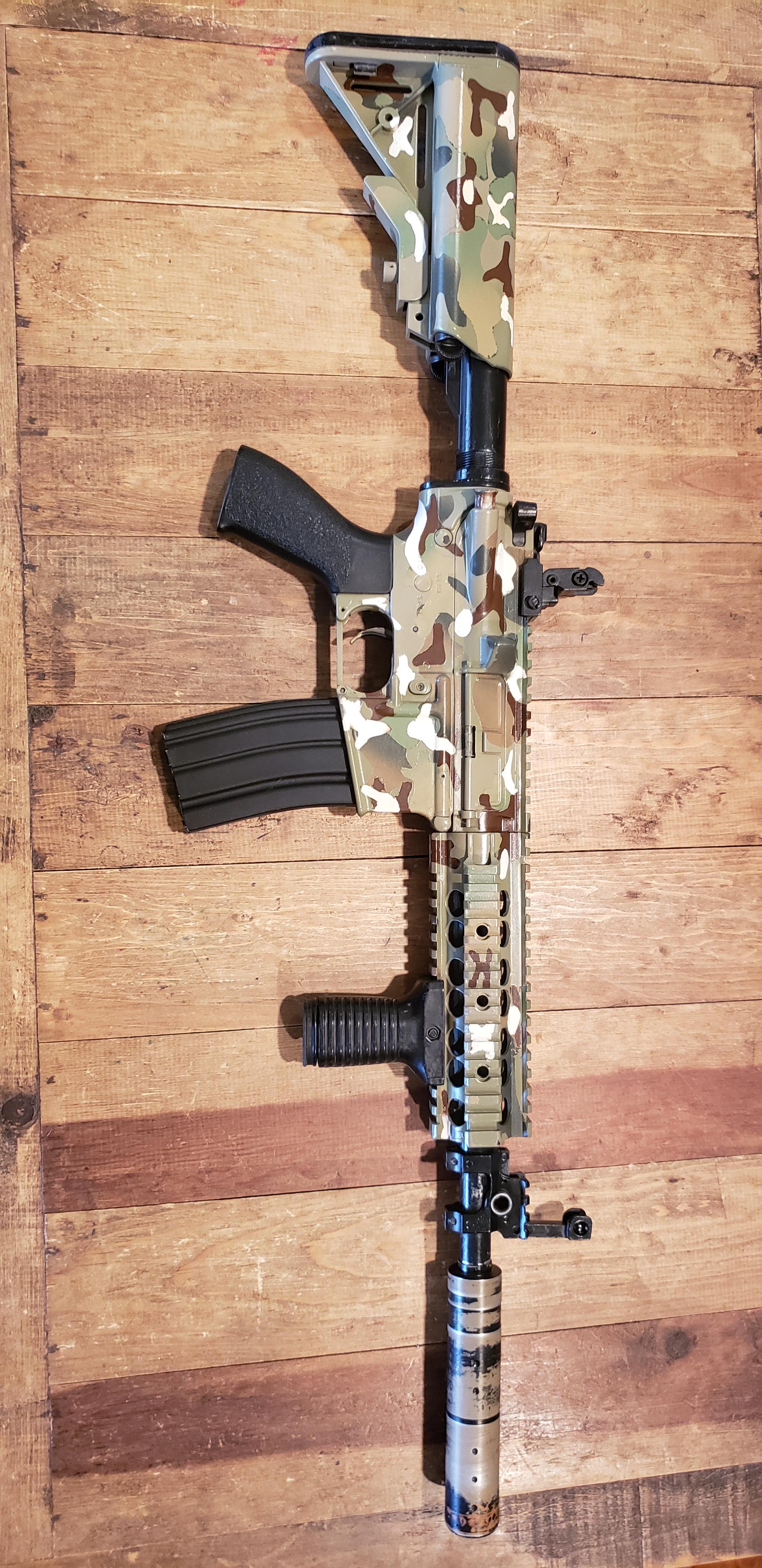 My first custom paint job r/airsoft