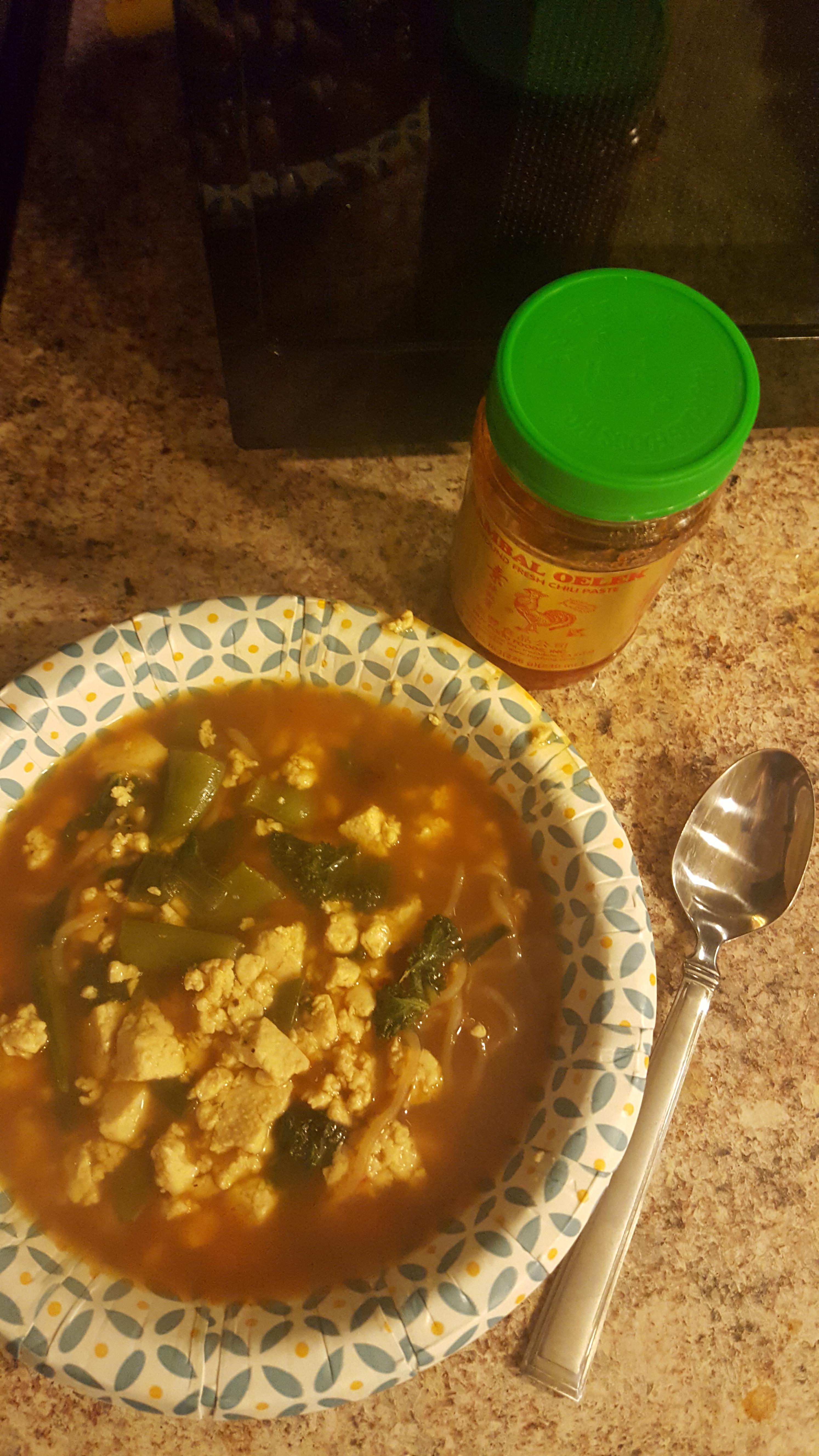 Shirataki Noodle and Tofu Pho 168 calories r/1200isplenty