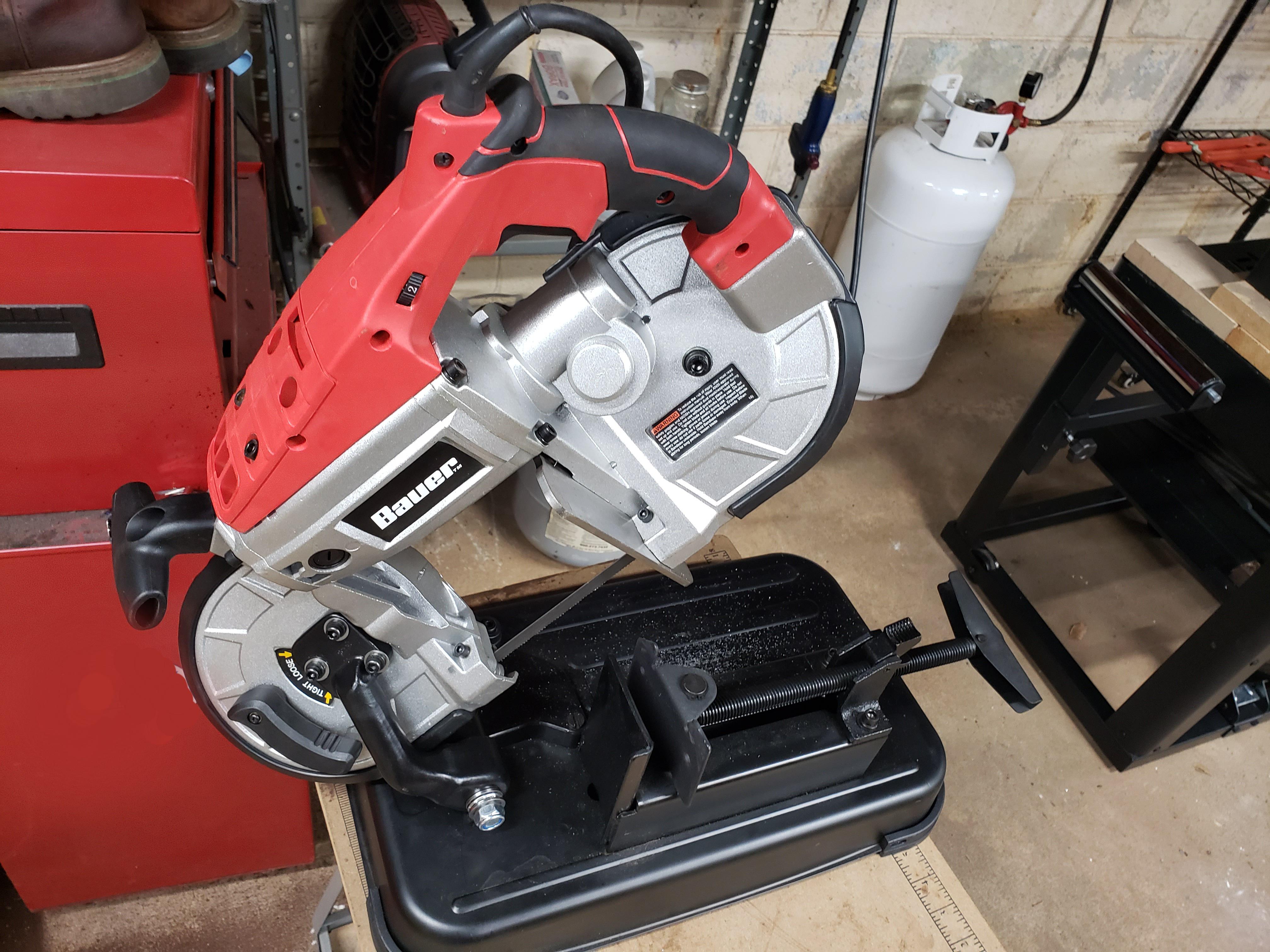 Portable Band Saw Miter Stand r/Blacksmith