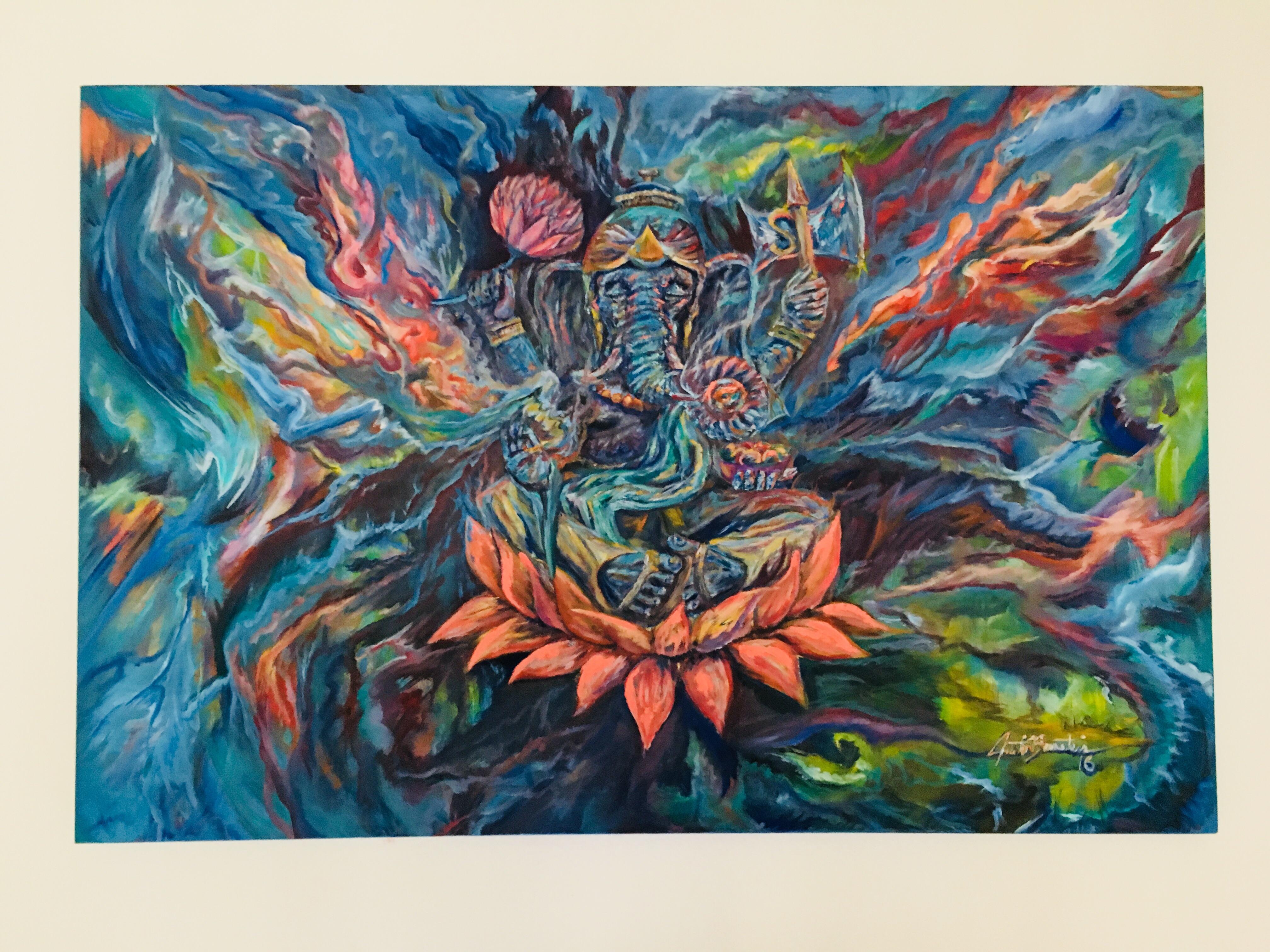 Painted this a while back when I was just getting into smoking/painting