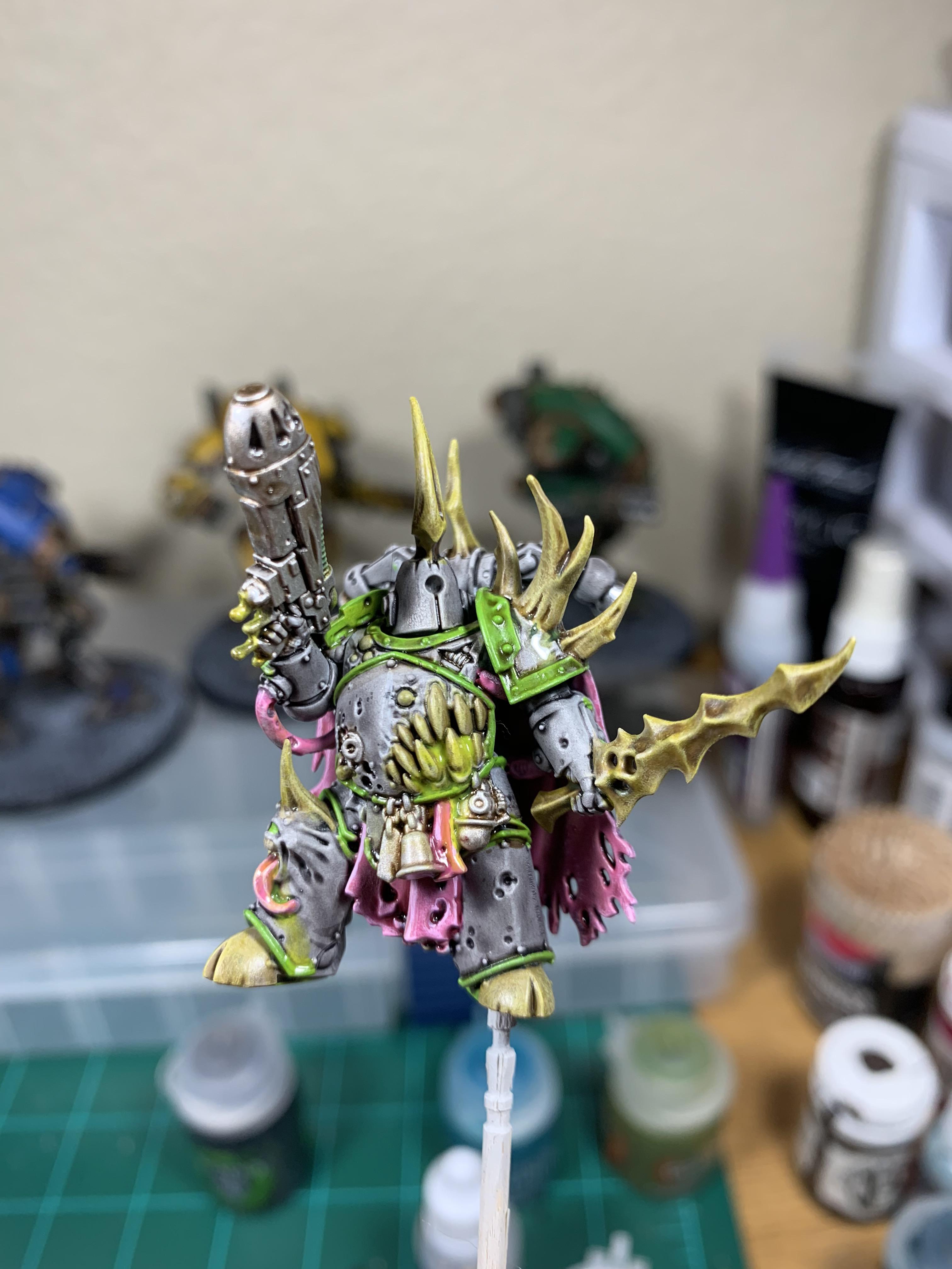 Contrast paints Death Guard Plague Champion r/Warhammer40k