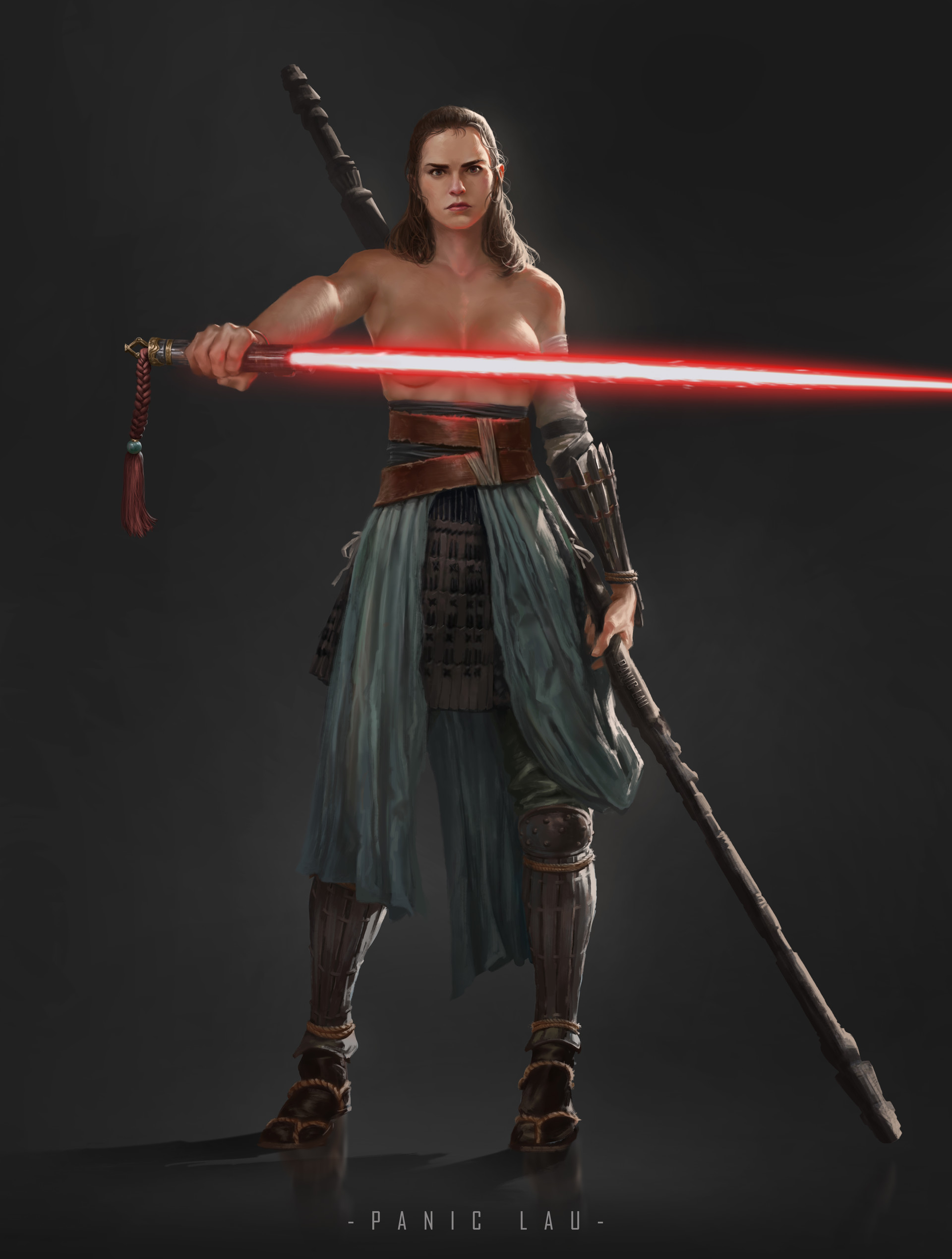 The rey I would have liked 🔥 (by Panic Lau) : starwarsnsfw