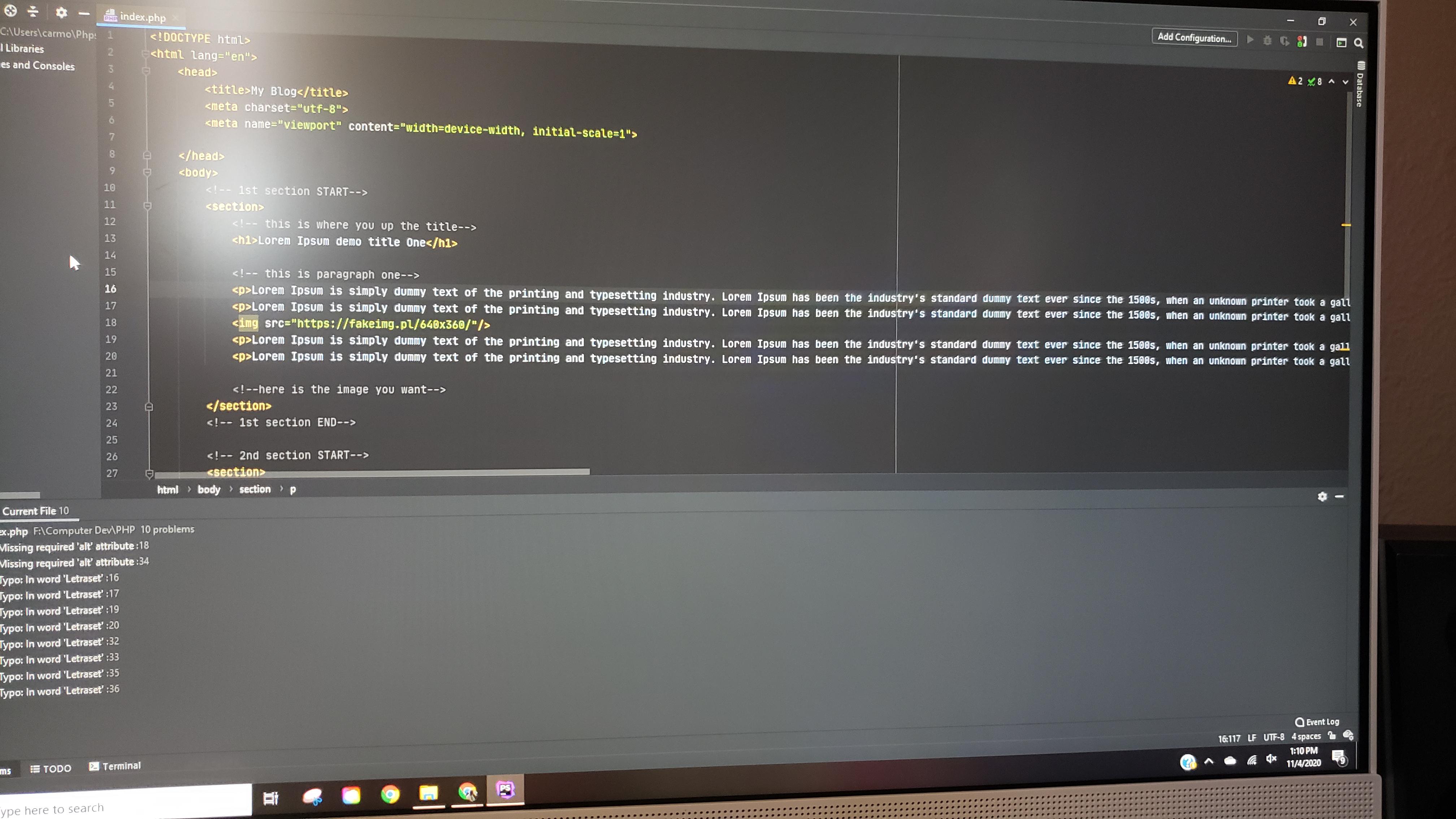 How do I get the paragraphs smaller, I don't wanna keep scrolling to