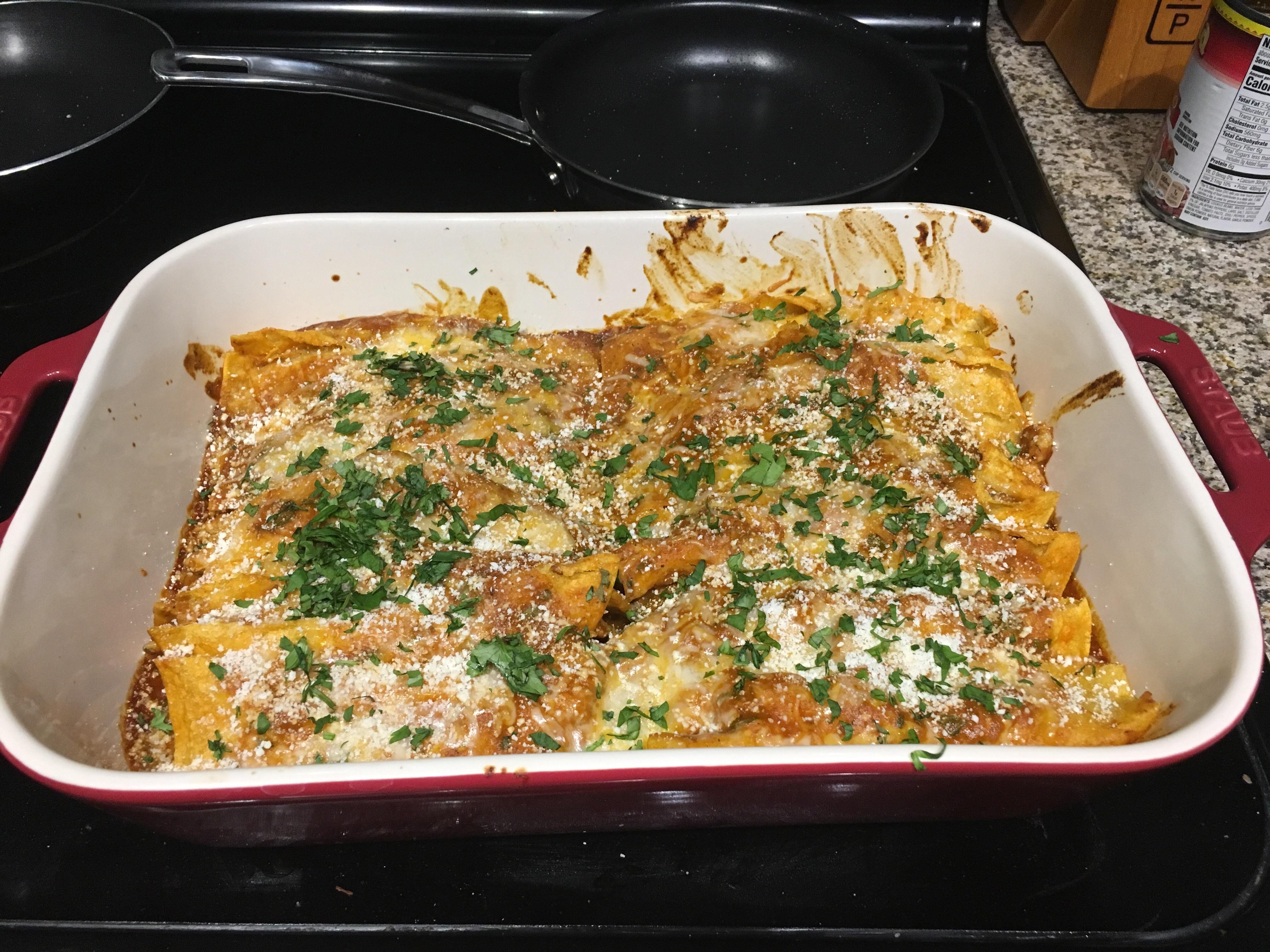 Pressure Cooker Chicken Enchiladas r/PressureCooking