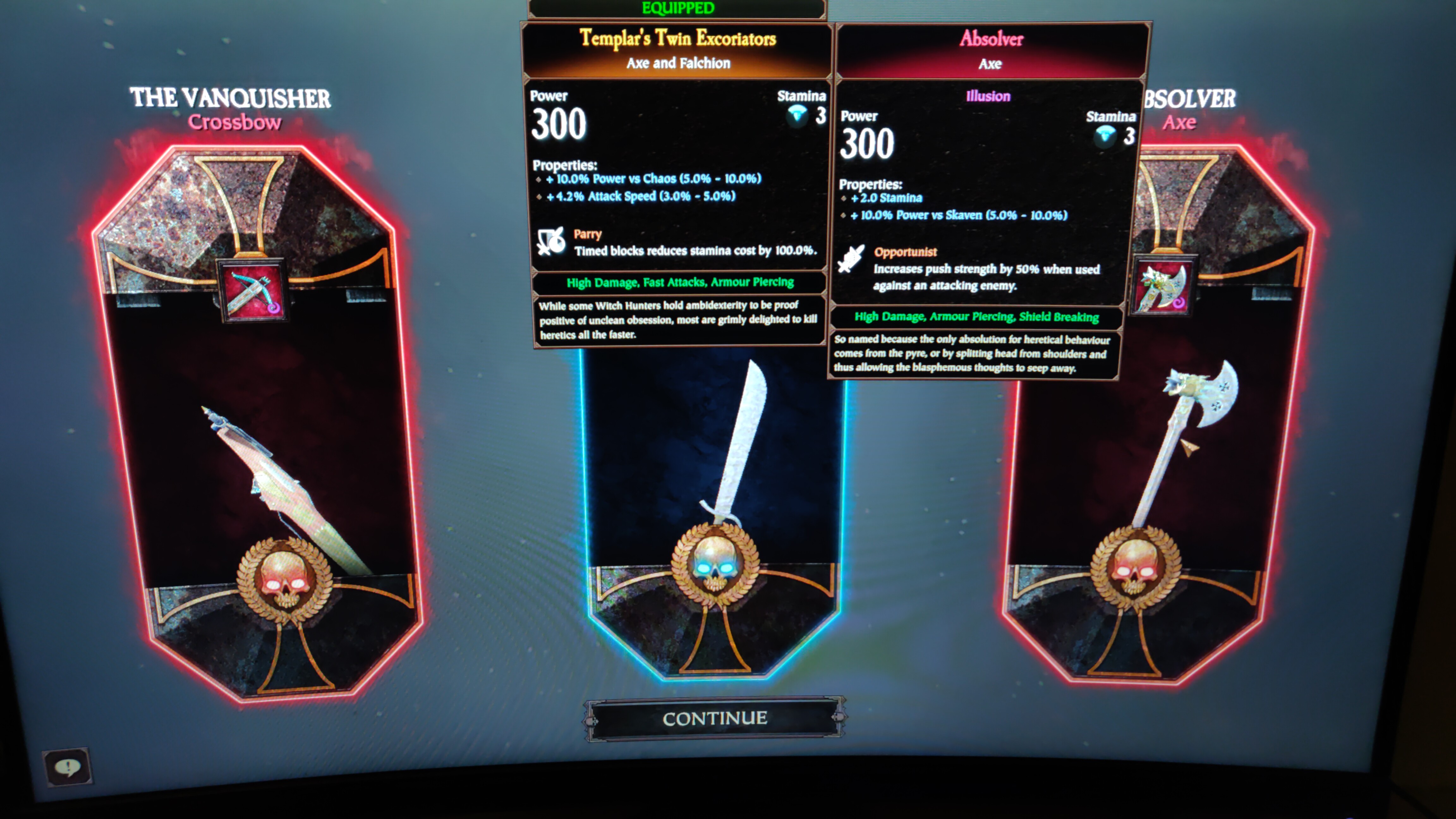 Dubbel veteran item. r/Vermintide