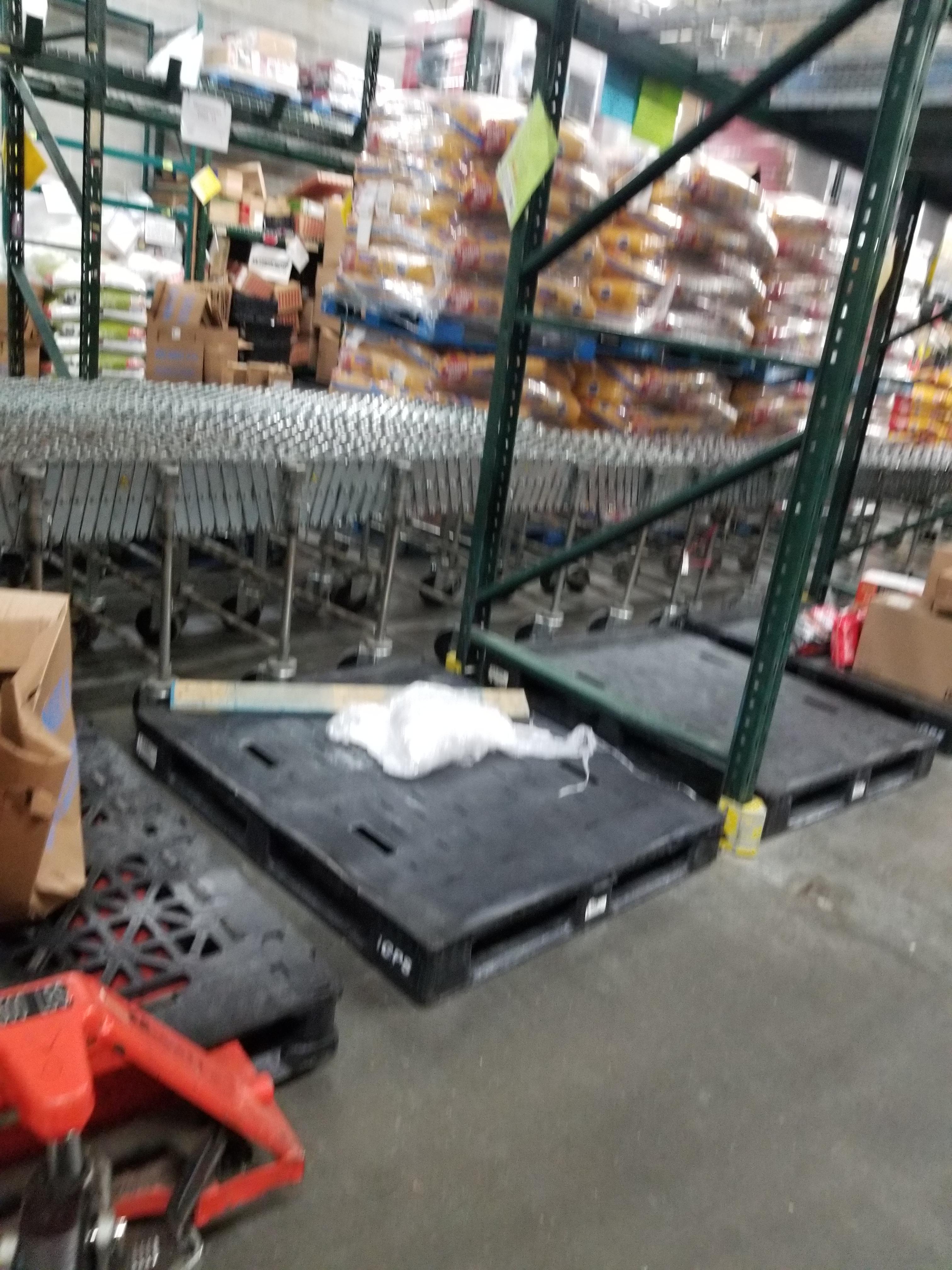 "Trucks only 800 guys" 20 pallets of dog food in the backroom later