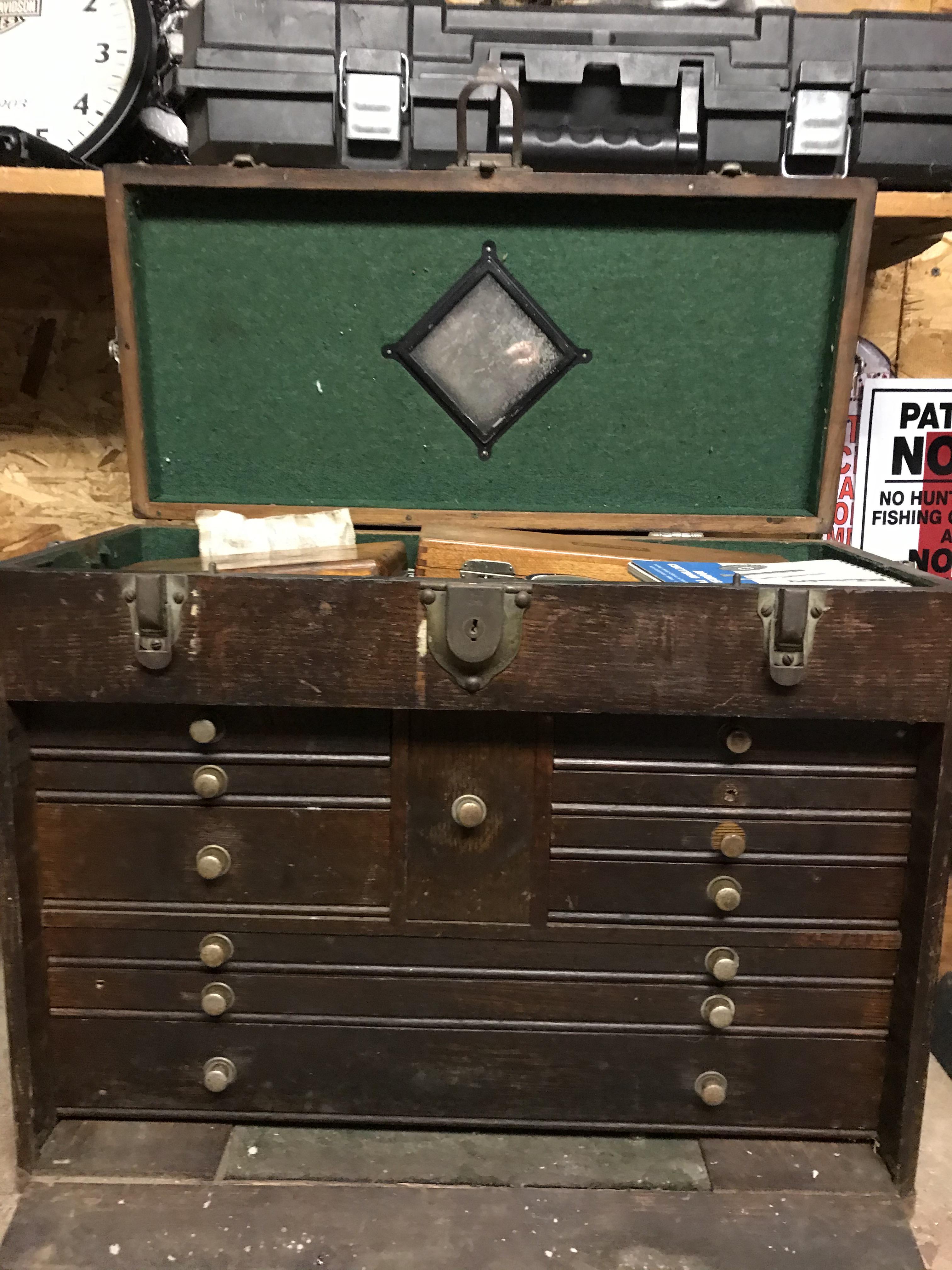 Any idea what this antique tool box may be worth? Fair condition. Not