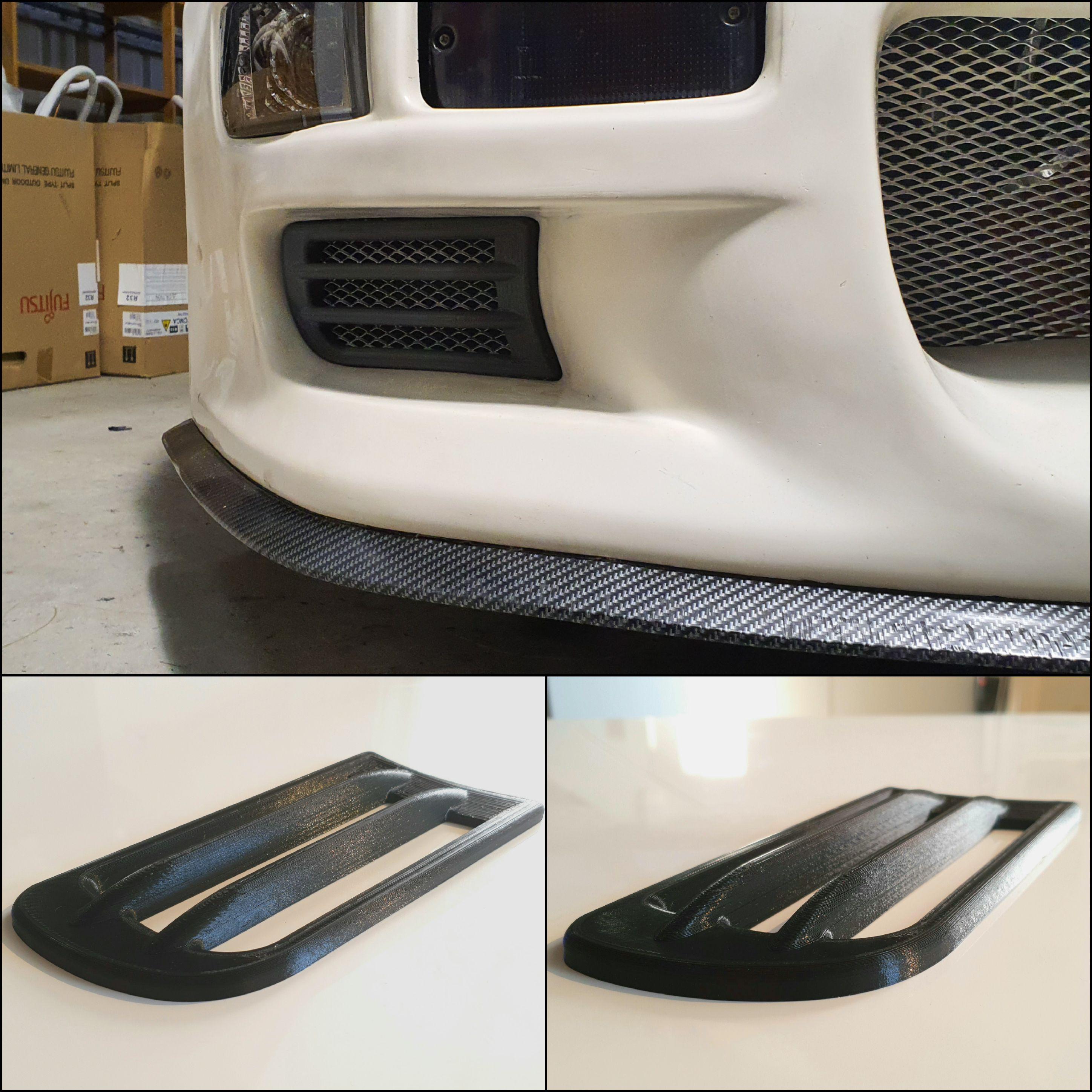 3D printed for 300zx front bumper! r/300zx