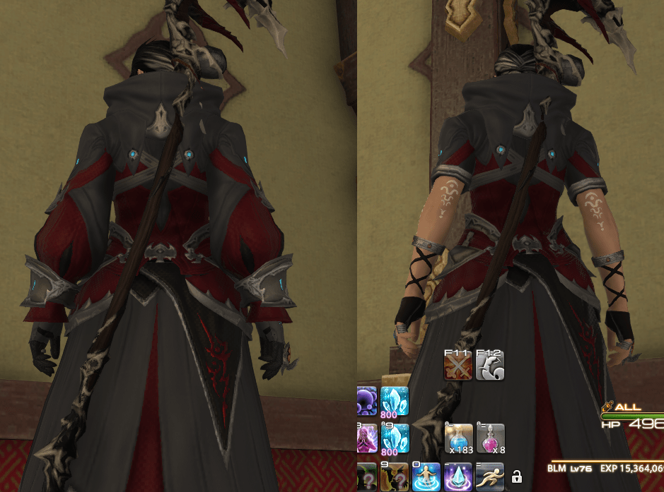 Tired of puffy sleeves? Ravel Keeper's halfgloves can override them
