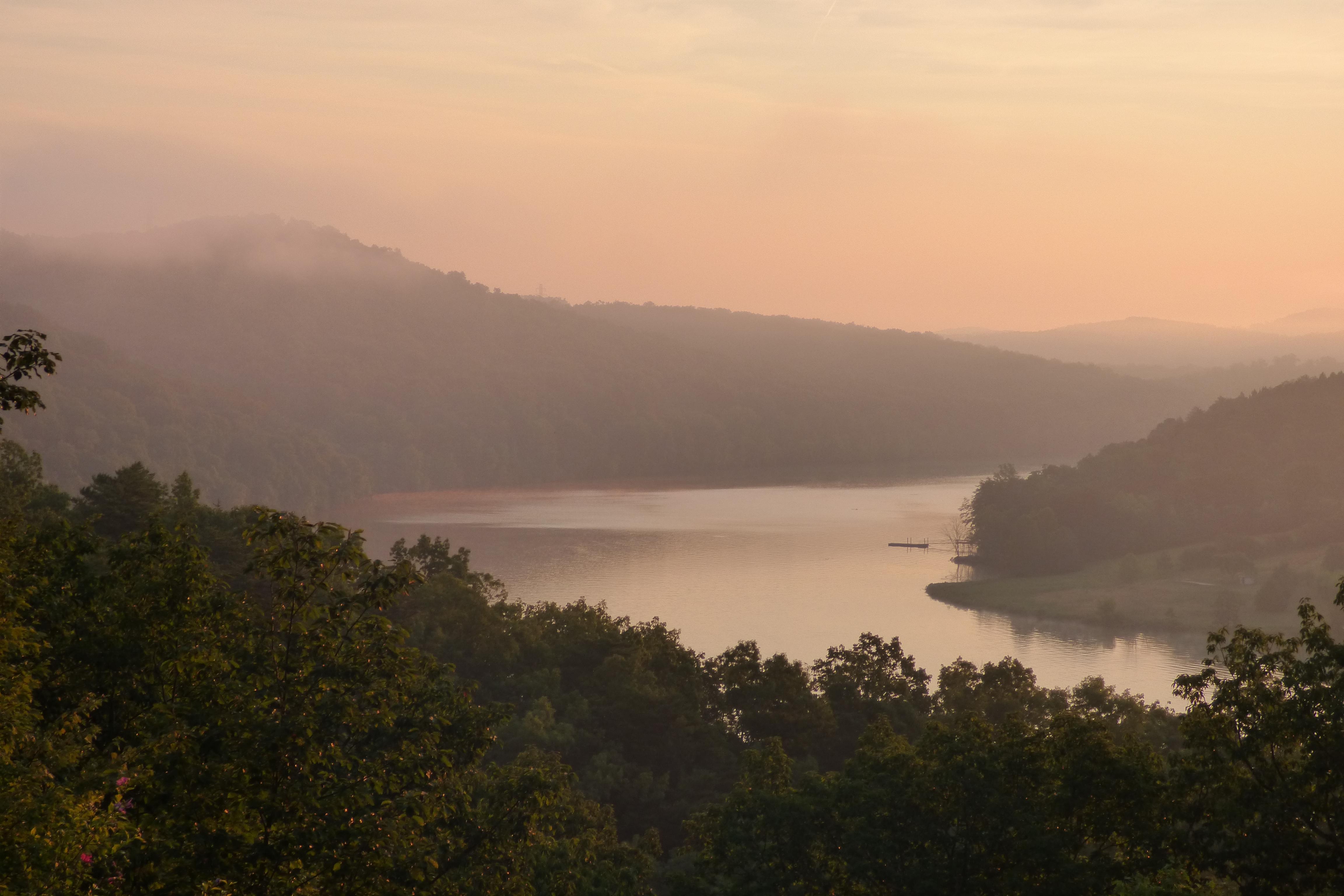 In the Pink, Mile Mark Eight, Leesville Lake, Huddleston, VA r/Virginia